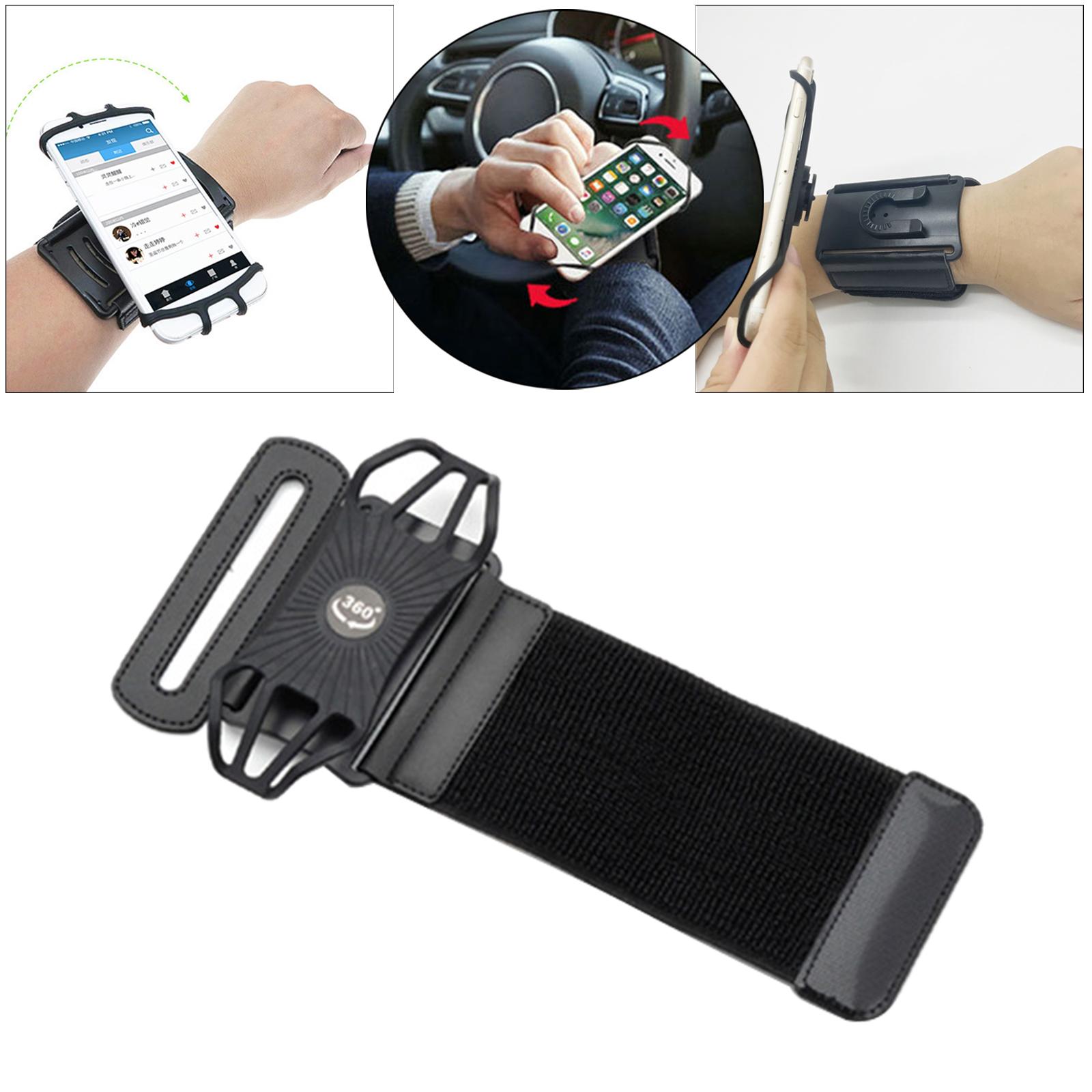 Running Phone Holder Riding Cell Phone Wrist/Arm Band Black Wristband B