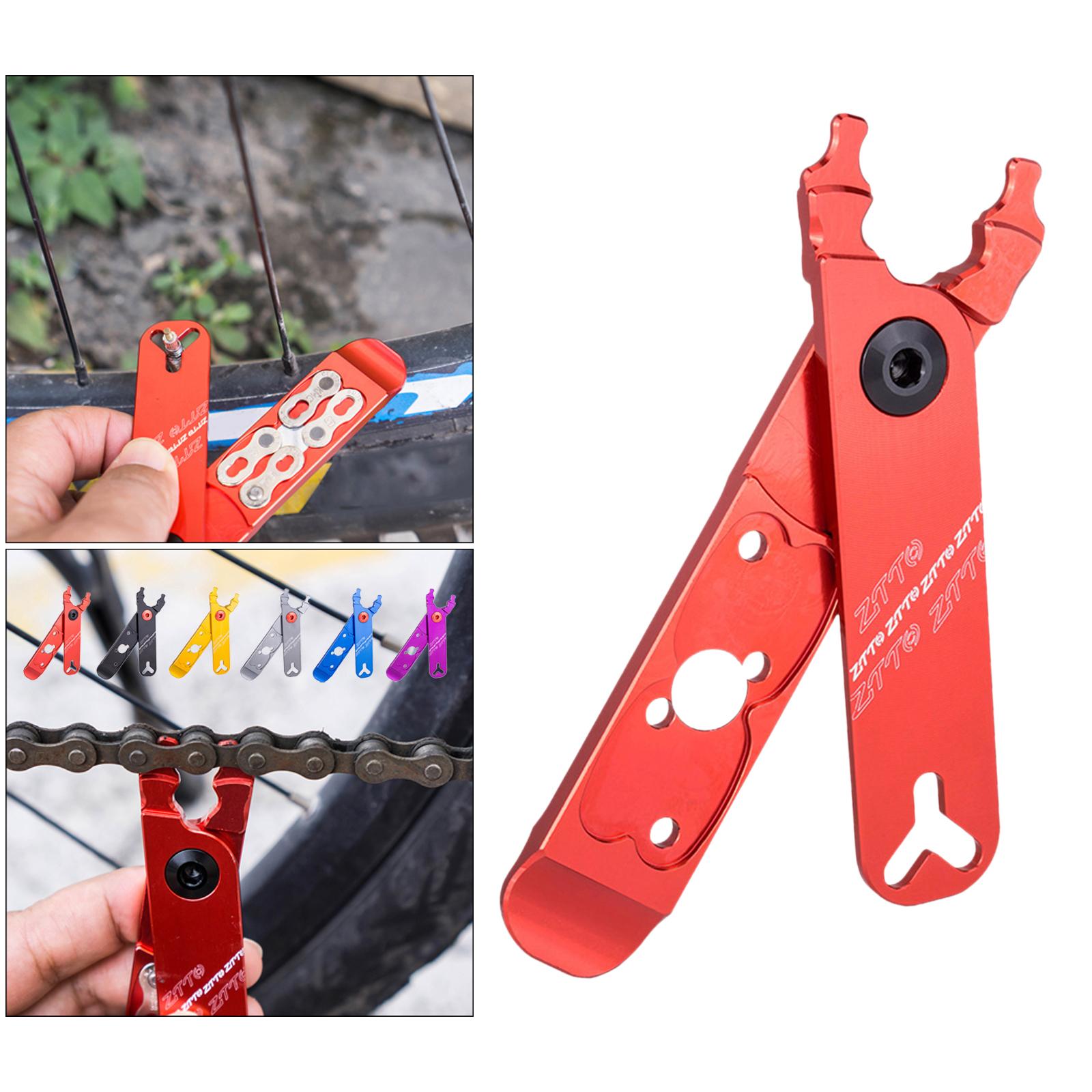Bicycle Chain Repair Removal Tool All Speed Professional Master Link Piler Red