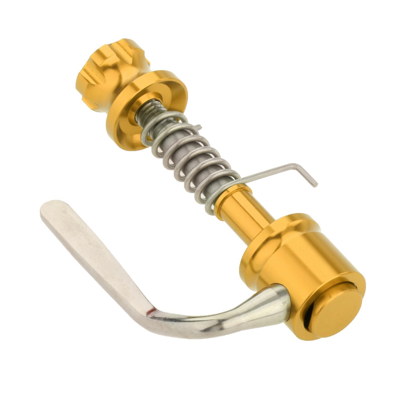 Quick Release Seat Post Clamp Skewer Bolt Bike Cycle Bicycle Parts Gold