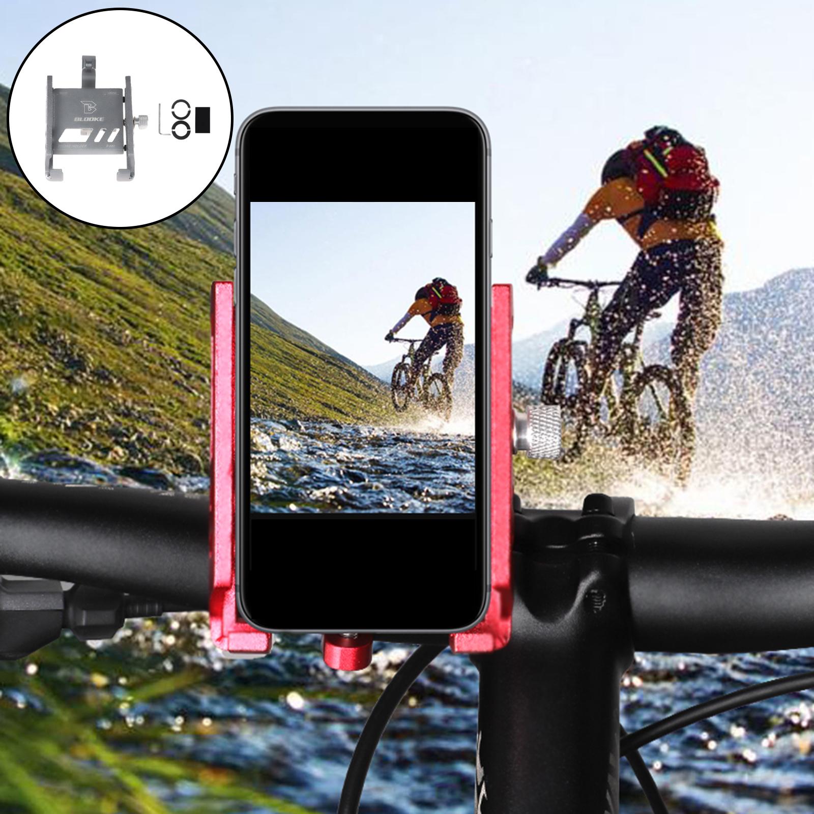 Bicycle Mobile Cellphone Holder for Scooter MTB Road Accessories Silver