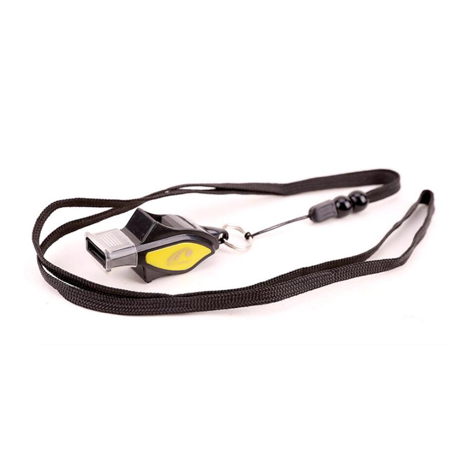 Sports Whistles with Lanyard Loud for Coaches Football Volleyball Yellow