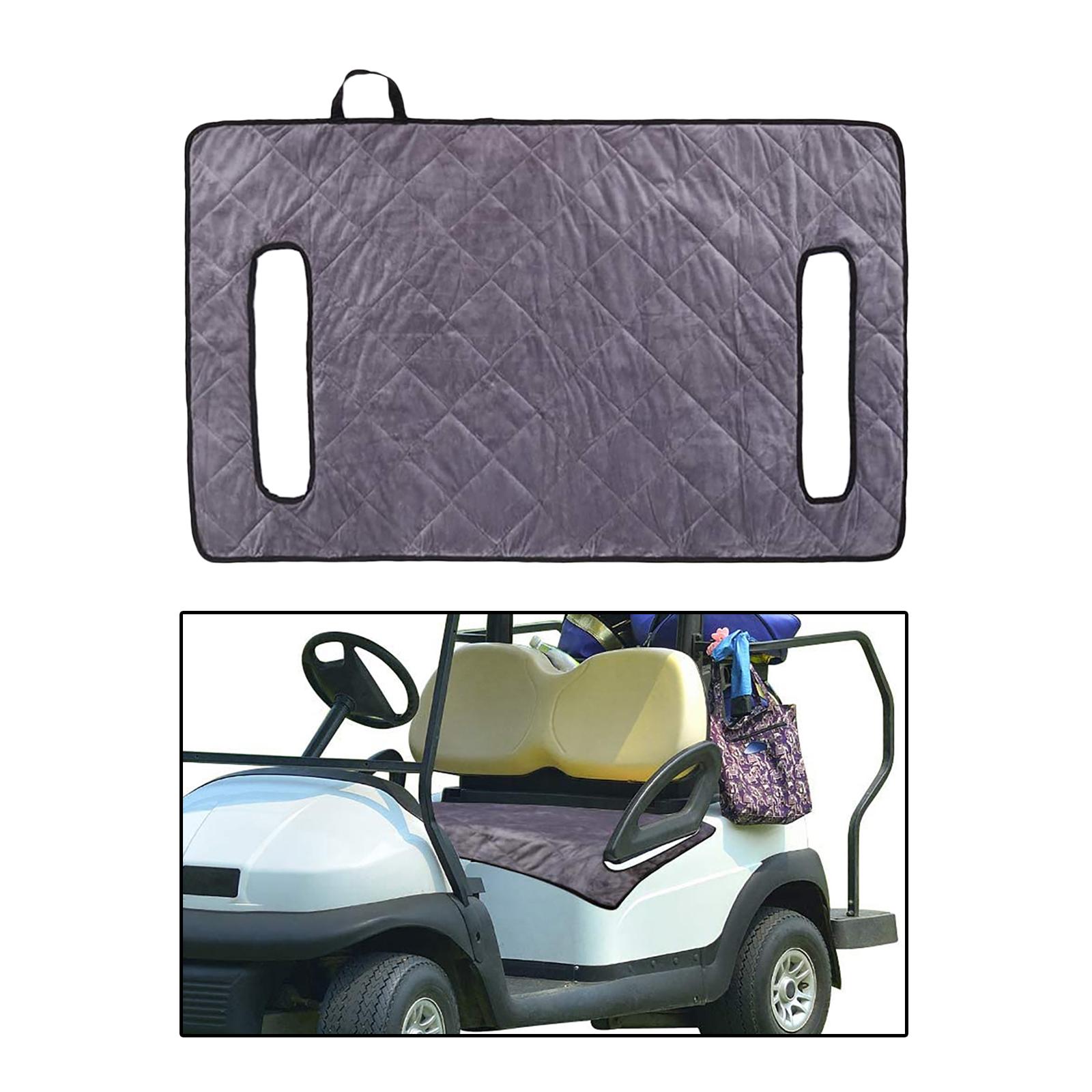Golf Cart Seat Cover Blanket Plush For Travel Sports Club Golf Accessories