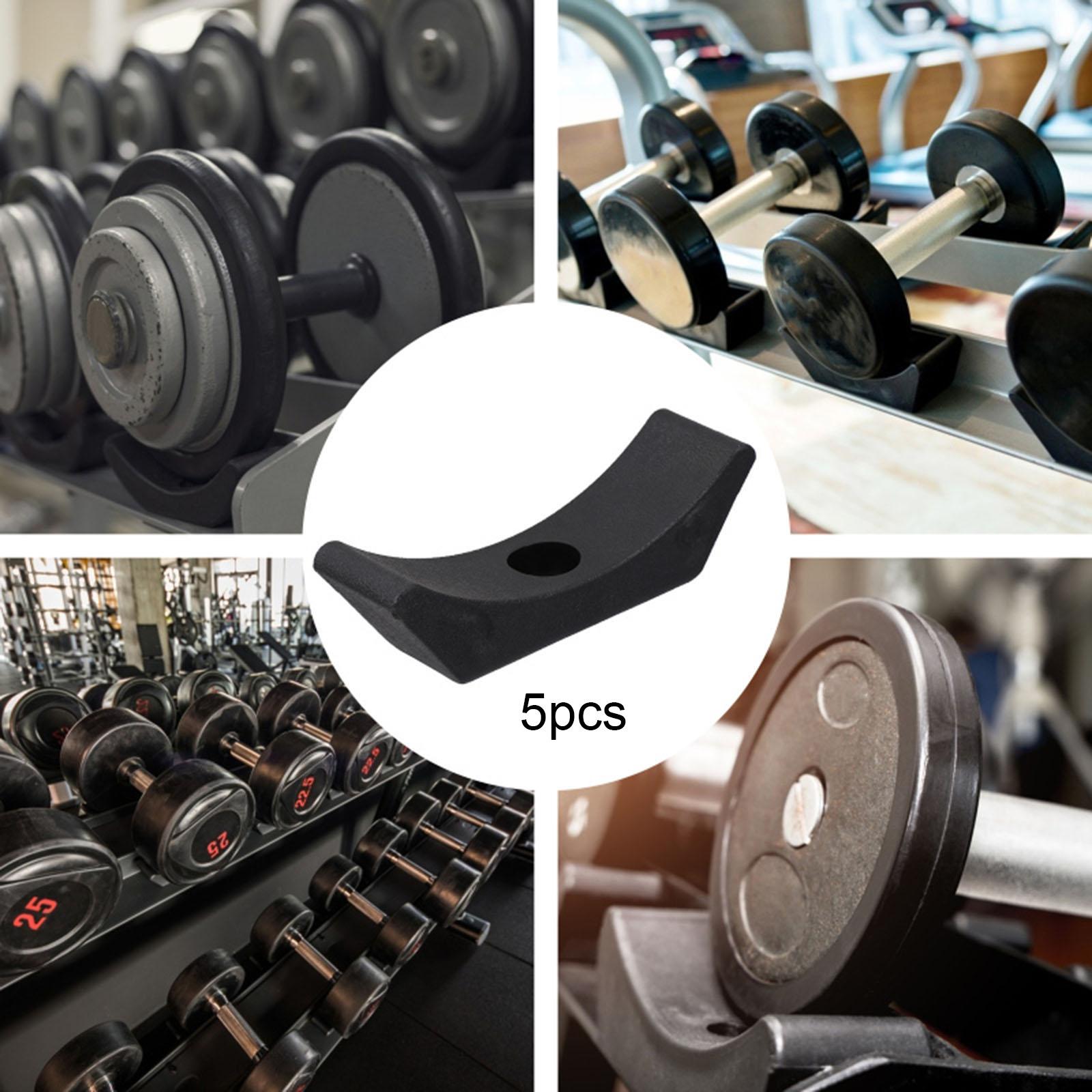 5x Dumbbell Saddles Dumbbell Holder Replacement Plastic for Dumbbell Rack