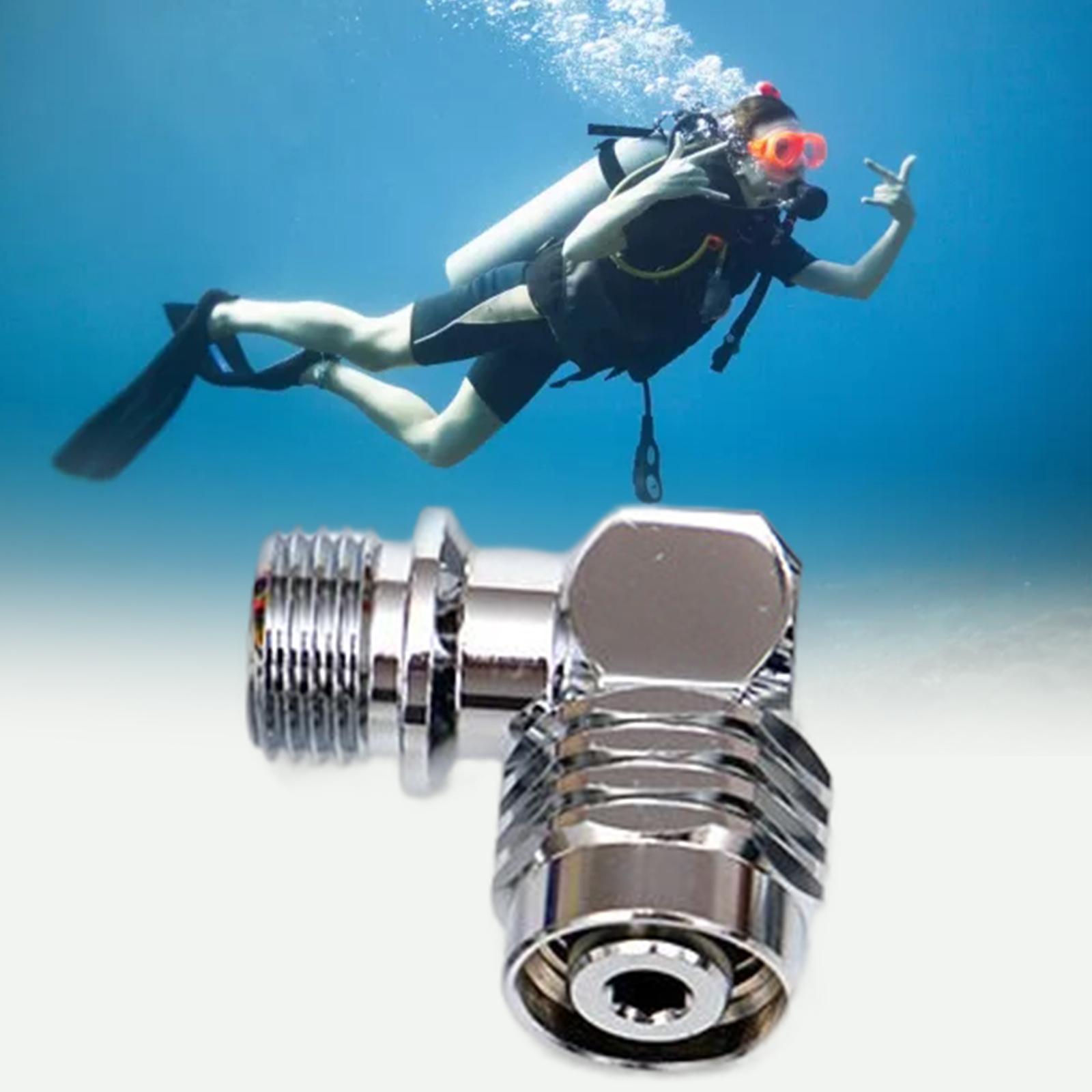 Swivel Hose Adapter for 2ND Stage Scuba Diving Regulator 3.2cm 90°