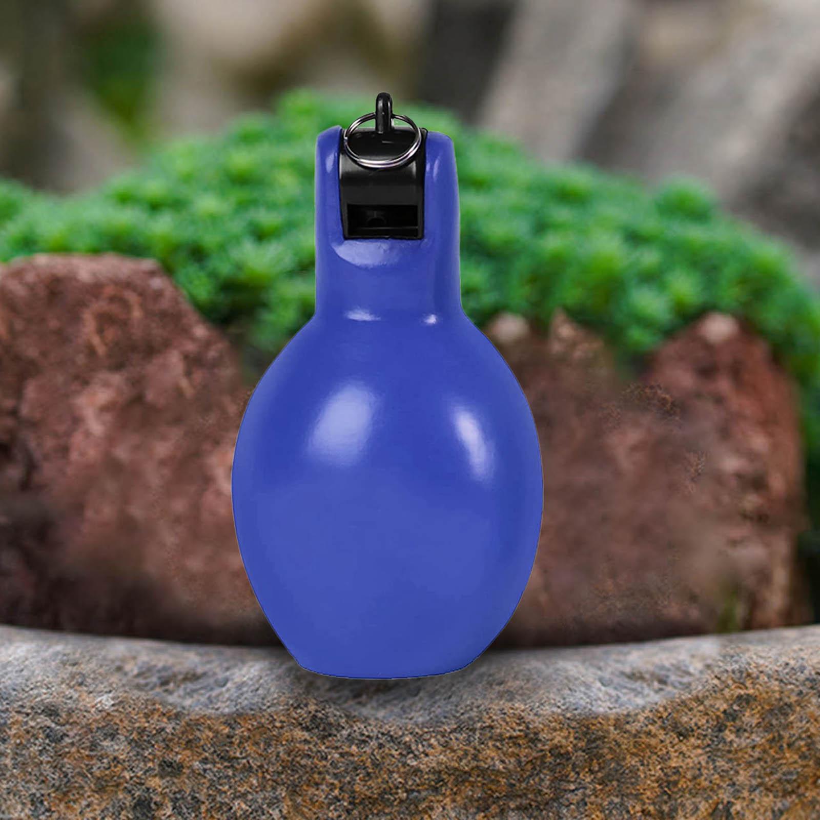 Squeeze Whistle Outdoor for Coach Survival Loud Equipment  Blue