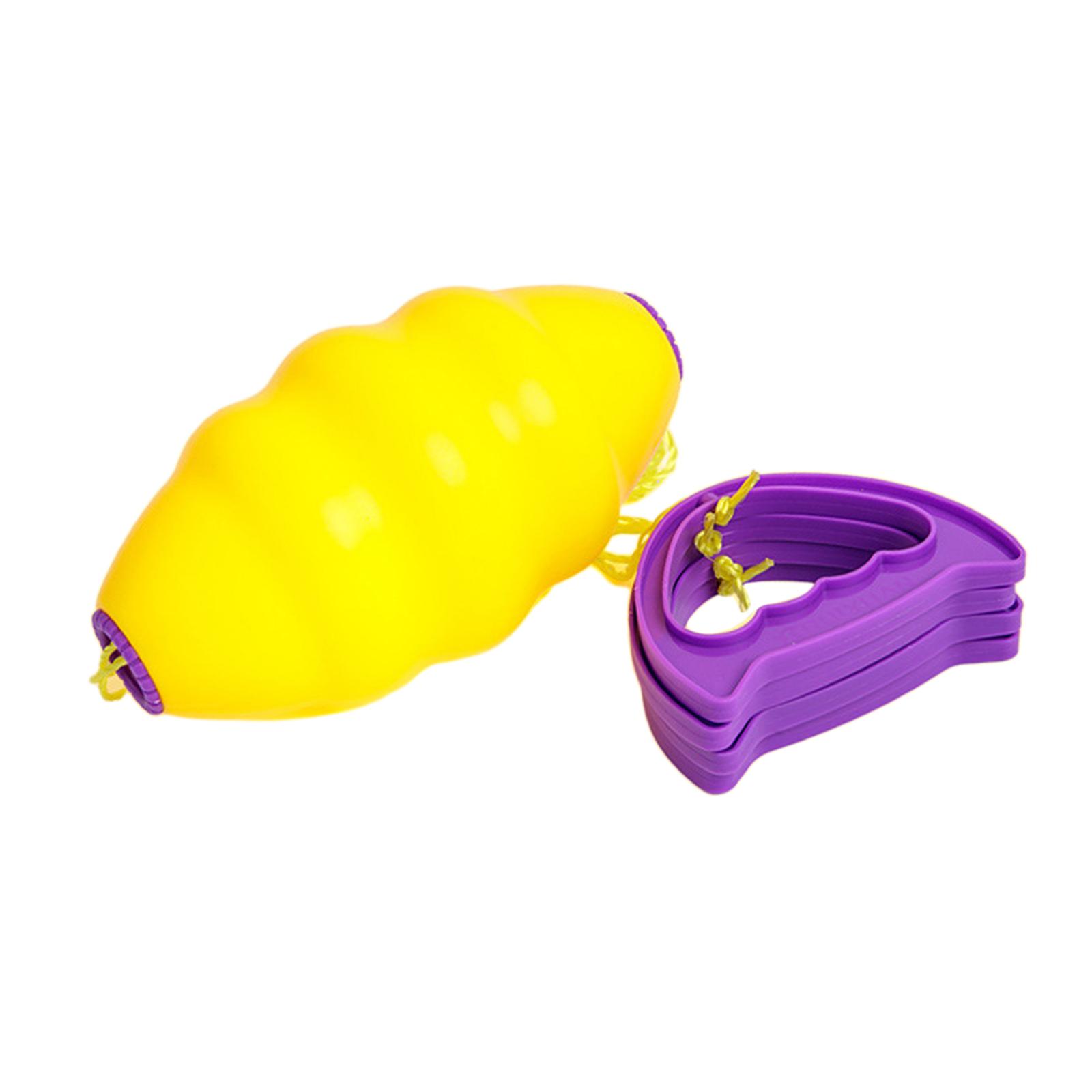 Sliding Shuttle Ball Toys for Parent Child Family Sports Yellow