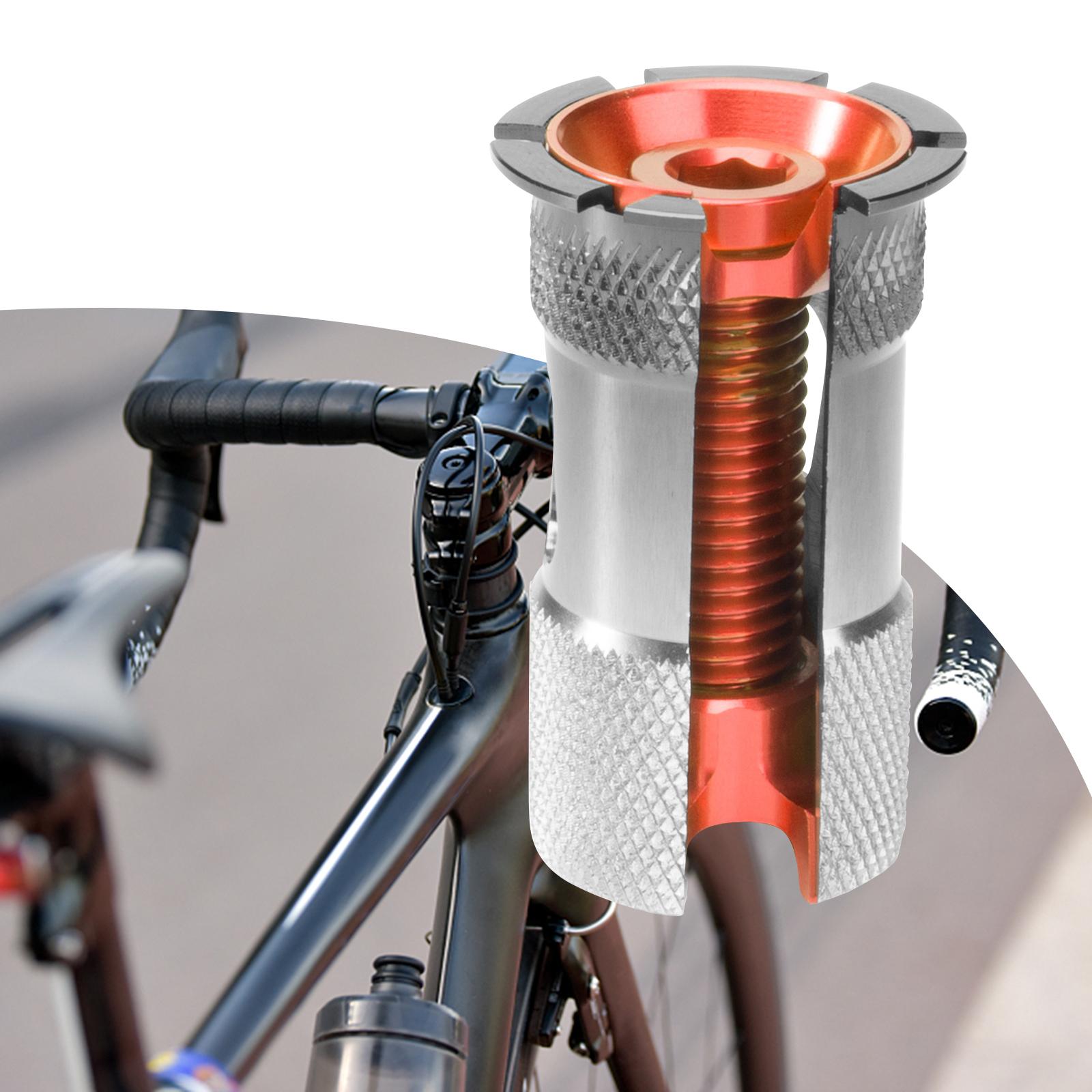 Bike Headset Expander Front Fork Accs MTB BMX Spare Replace Repair 28.6mm Orange