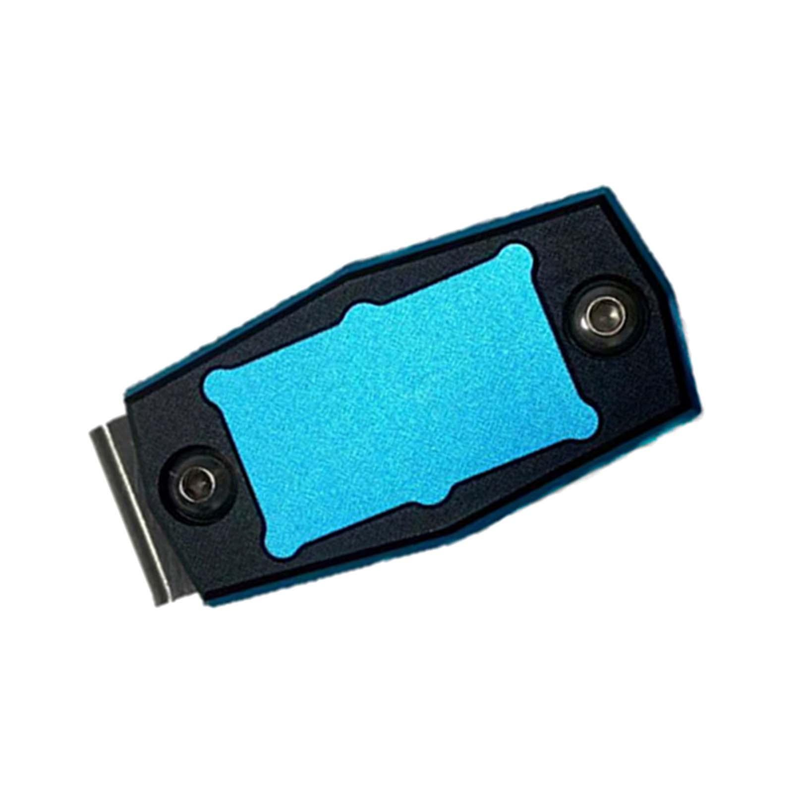 Magnetic Chalk Belt Clip Billiard Hold Chalk Case Practical Tool Black Blue