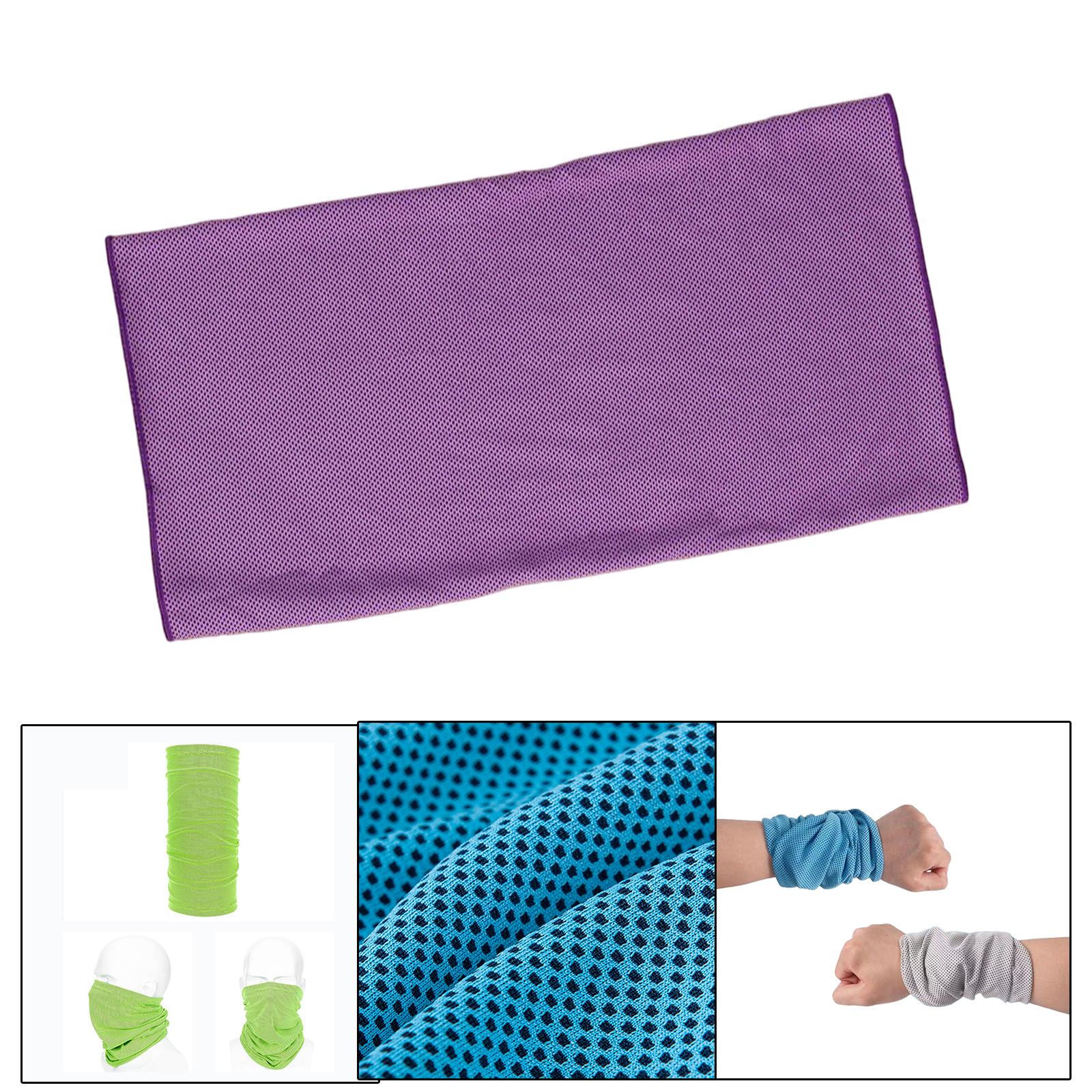 Multifunctional Wrist Sweatband Cooling Wristbands for Basketball Workout Violet