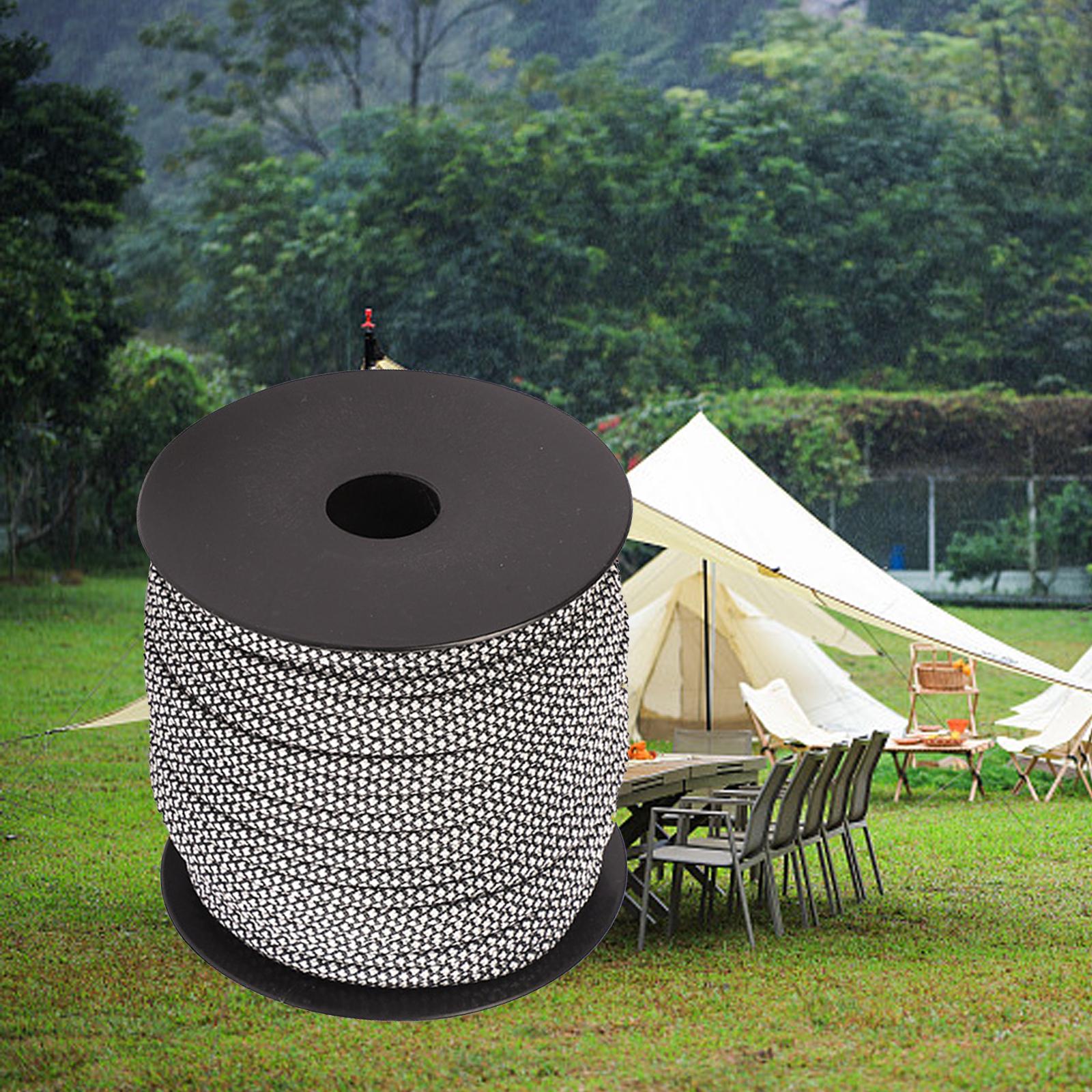 4mm Paracord Camping Rope Survival tent Accessory Camping Gray 