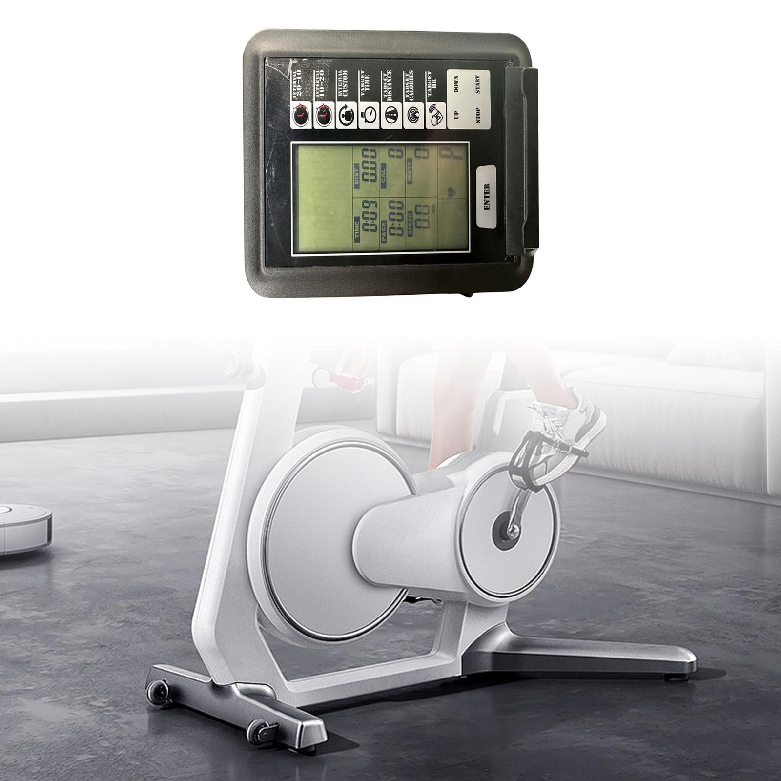 Cycle Bike Computer Odometer LCD Heart Rate for Stationary Bikes