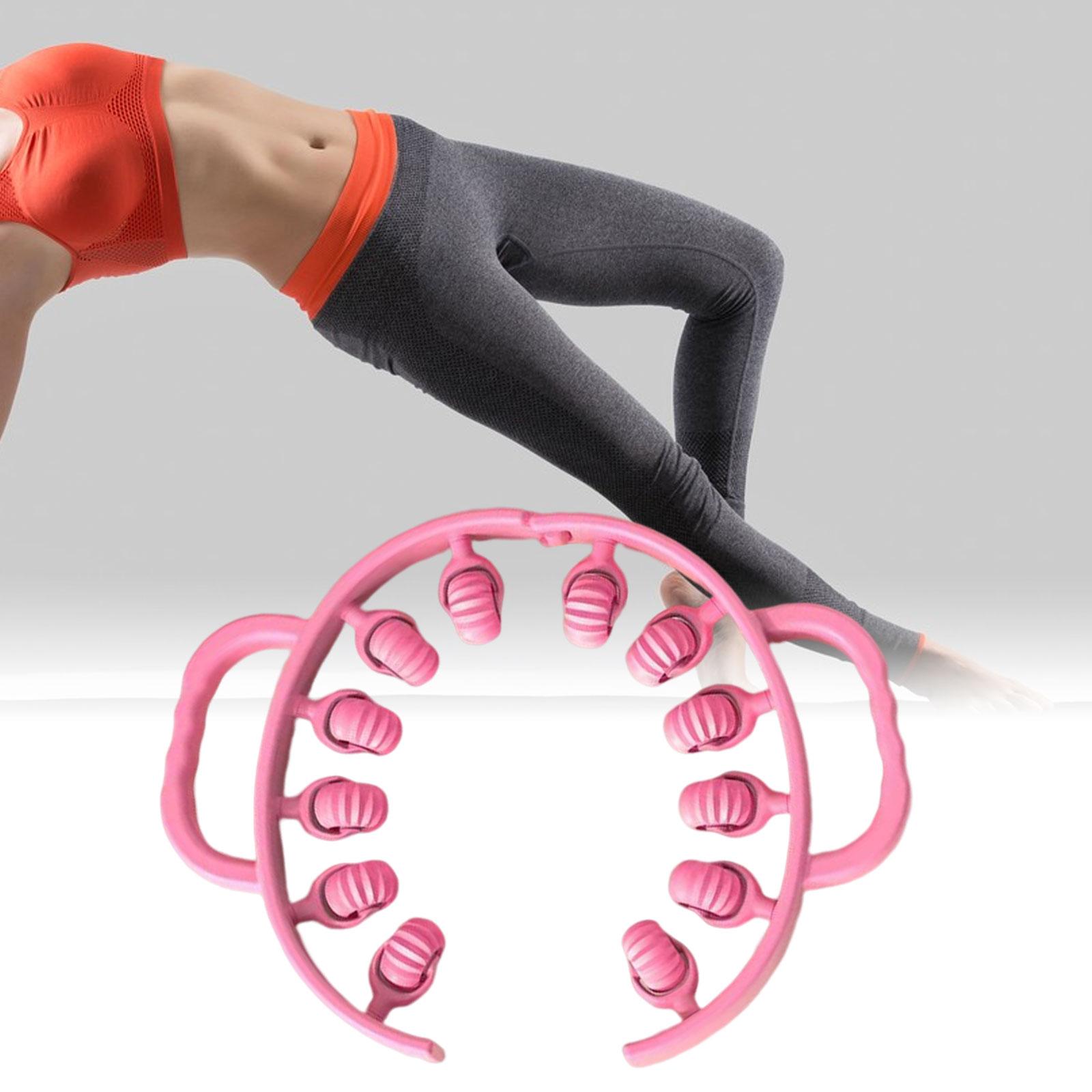Leg Massage Roller Portable Muscle Roller Massage Tool for Calves Thigh Legs Ordinary Pink