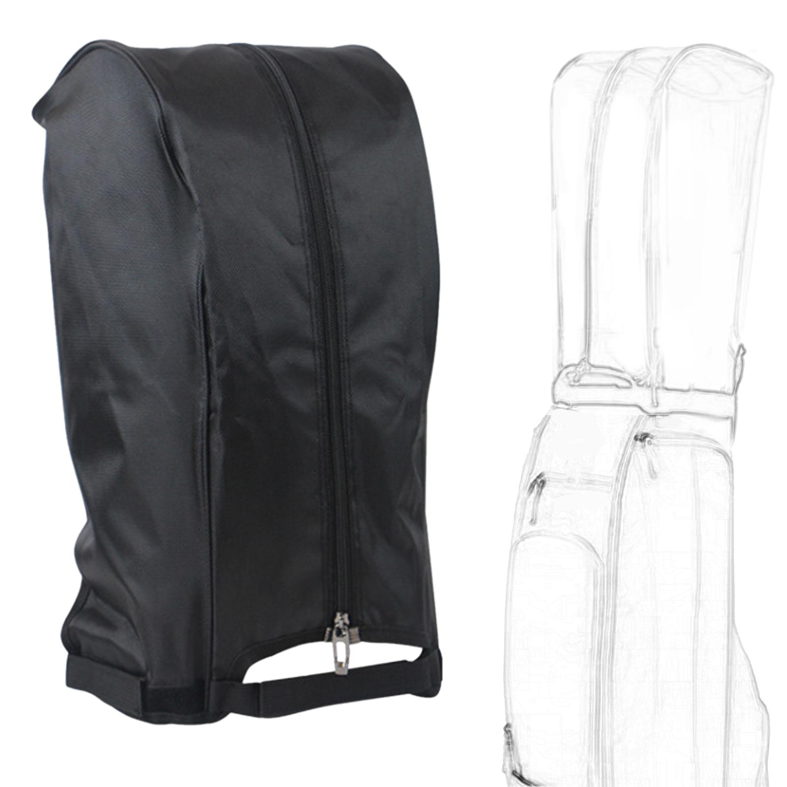 Golf Rain Cover Durable Club Bags Raincoat for Golf Bag Golf Push Carts Accs Black A