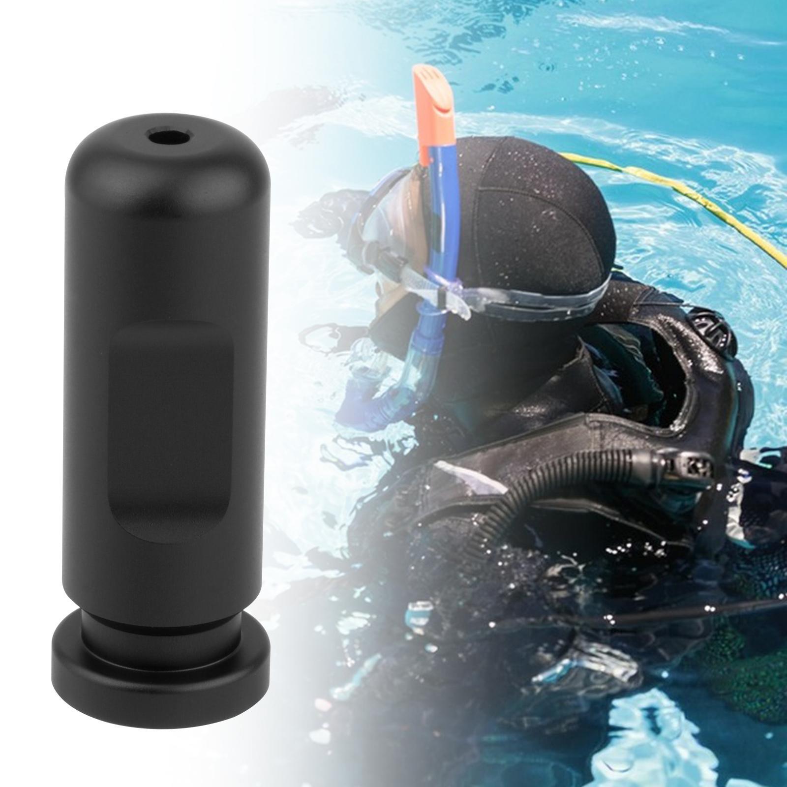 Freediving Ear Equalization Exerciser Aluminum Practing Ear Pressure Balance Black