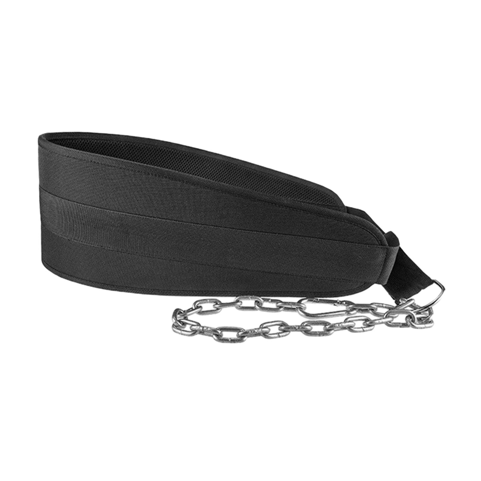 Weightlifting Dip Belt Practical Sturdy Fitness Belts for Gym Squat Exercise