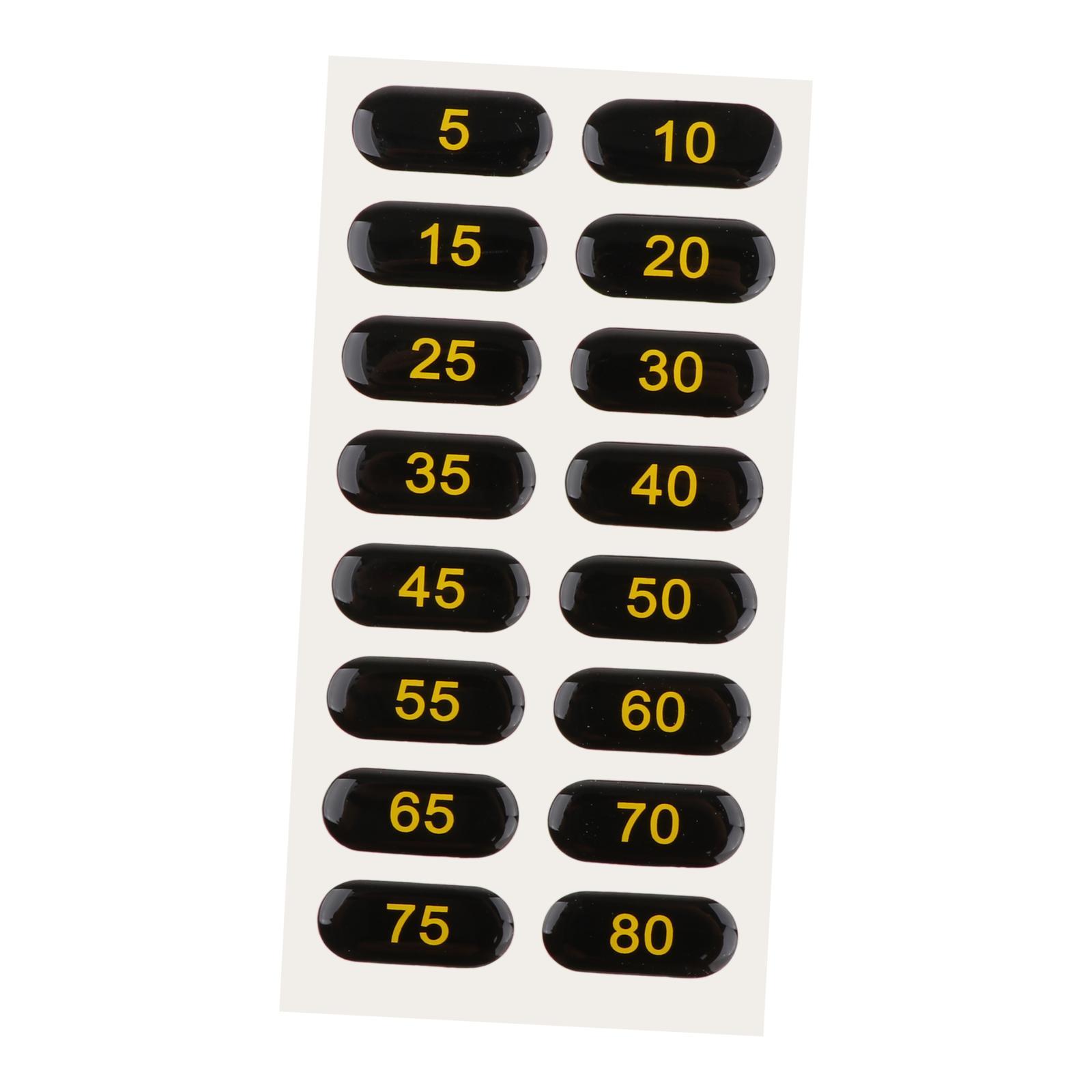 Weight Stack Labels Stickers