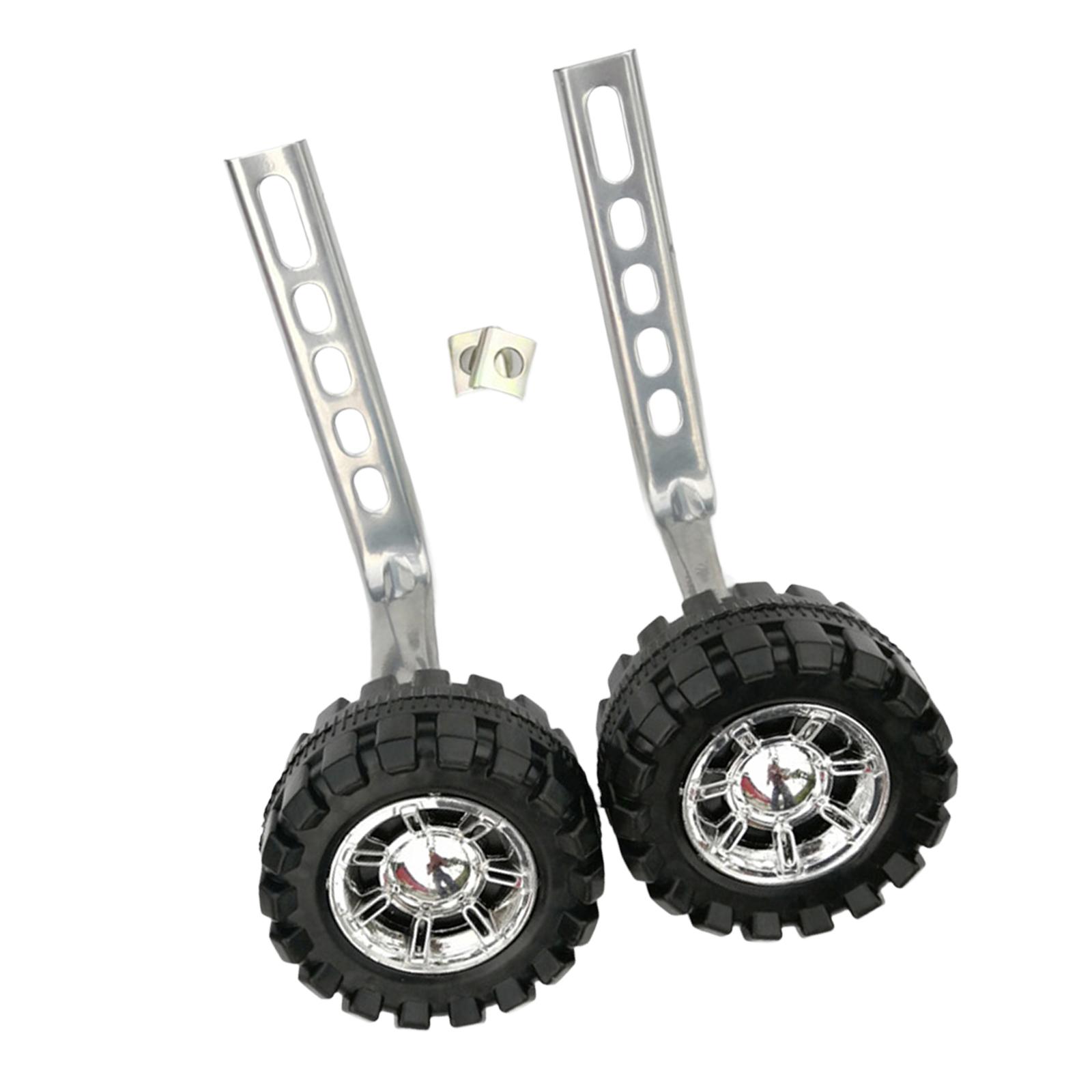 Bike Support Wheels Silver Bracket