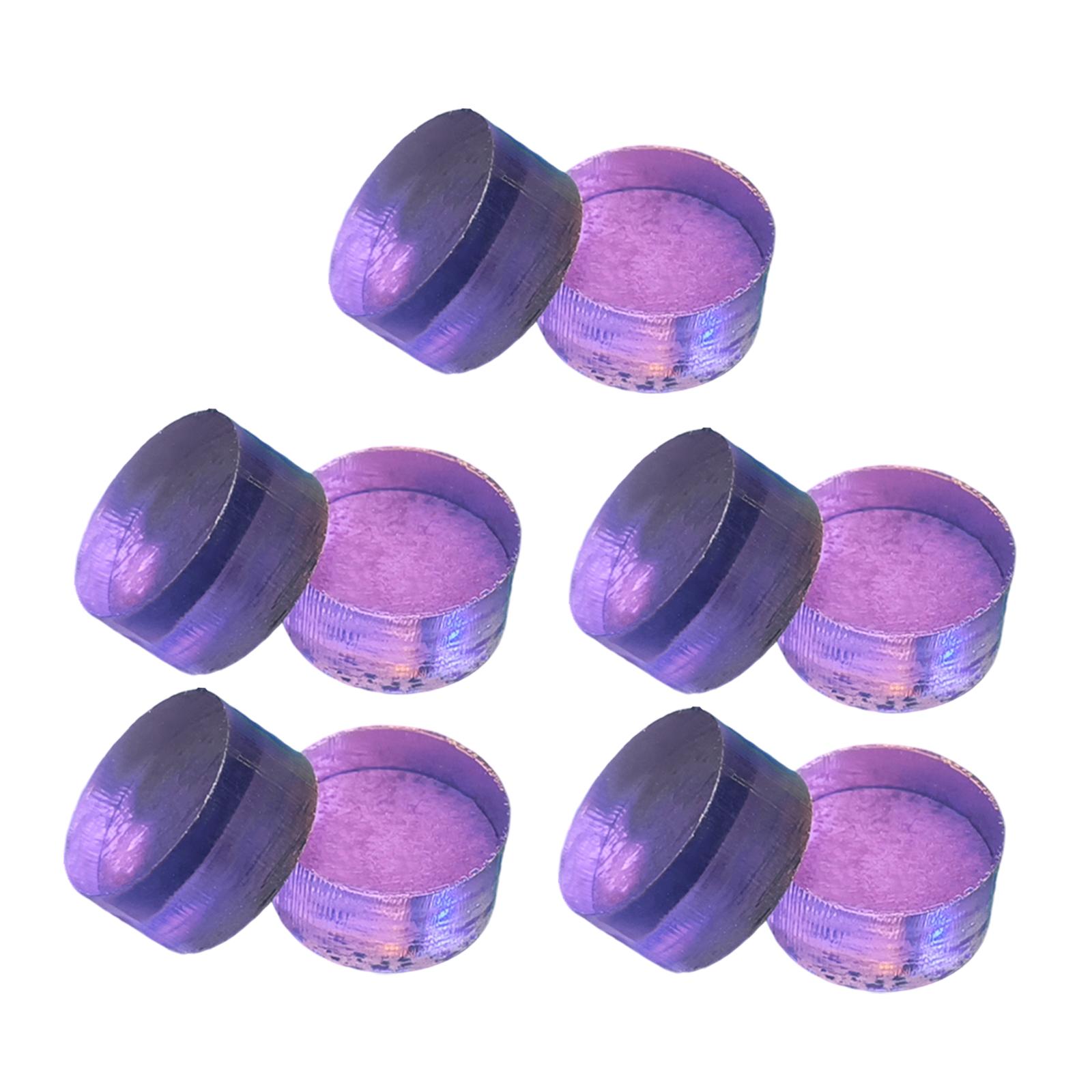 10x Clear Jump Break Cue Tip Repair Parts for Game Indoor