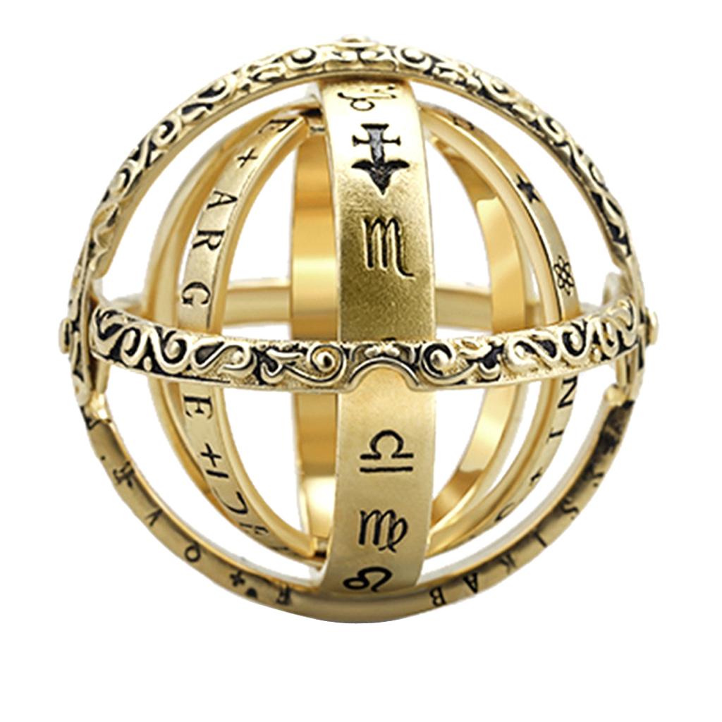 Astronomical Ball Ring Foldable Cosmic Finger Ring Jewelry Unisex 60mm
