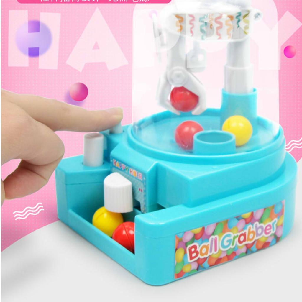 Plastic Simulation Mini Claw Machine Candy Grabber Machine For Kids - Blue