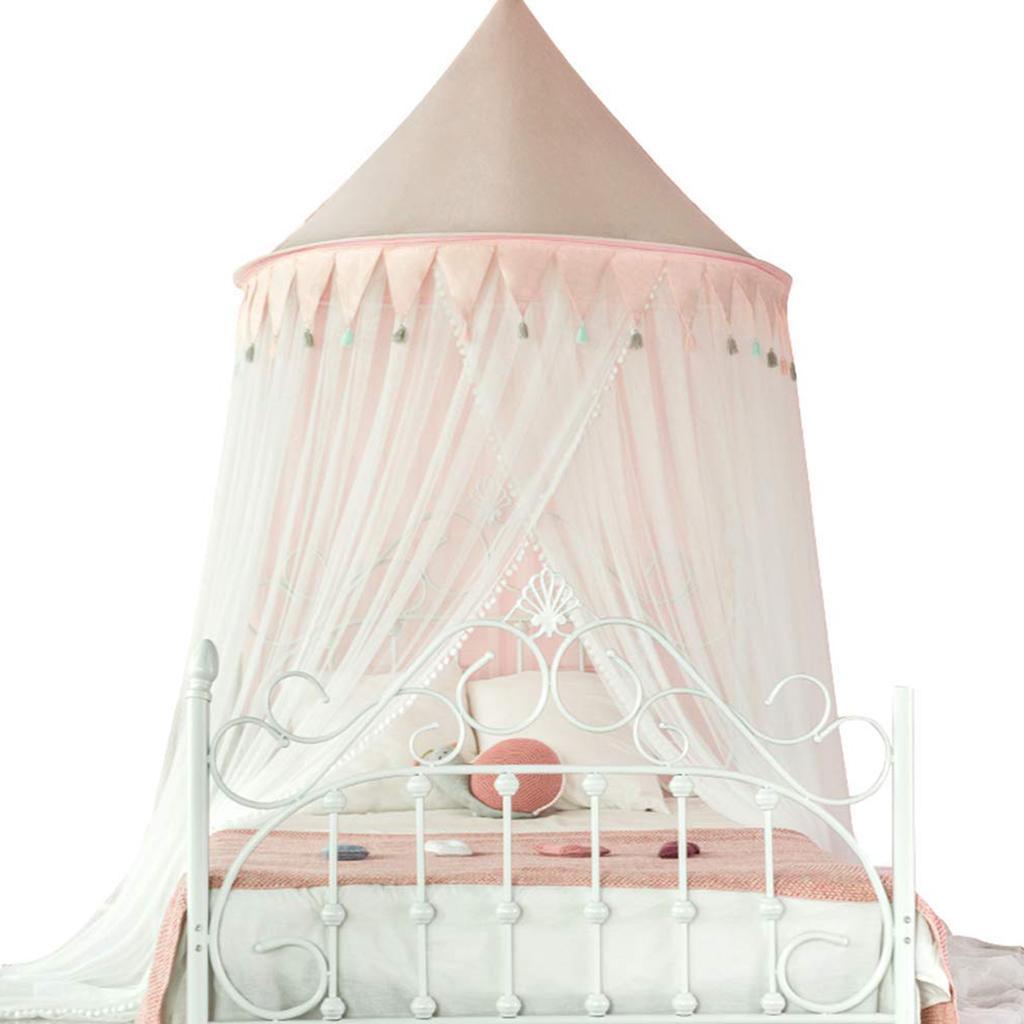 Kids Room Princess Gauzy Castle Mosquito Net Bed Canopy ...