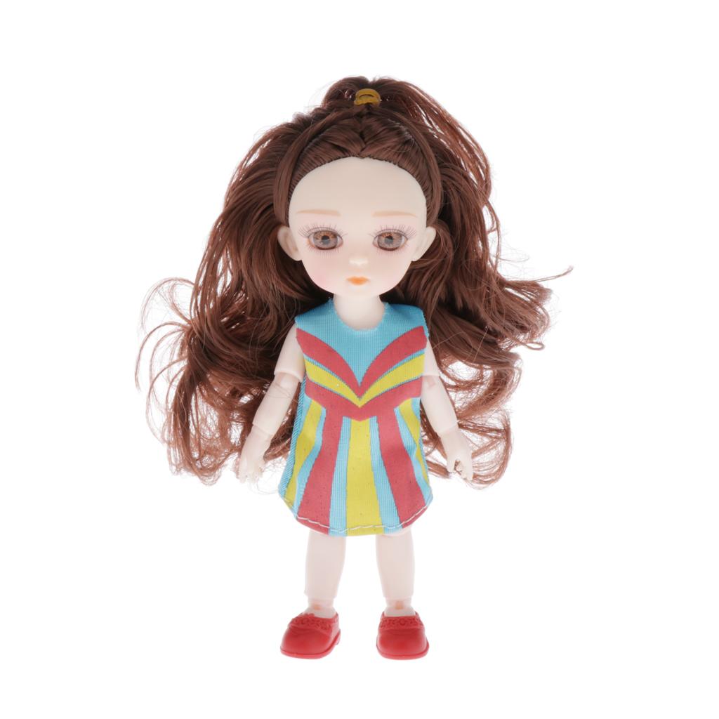 Flexible 13 Joints BJD Dress Doll Fashion Doll Collection Gifts Doll-G