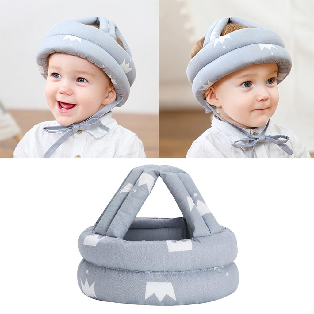 40-53cm Baby Safety Caps Headguard Cotton Learn to Walk Children's .