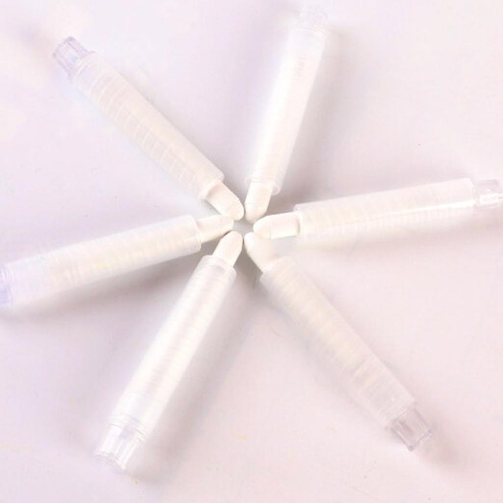 6PCS Chalk Kids Drawing Graffiti Water Soluble Dust-free Chalk white