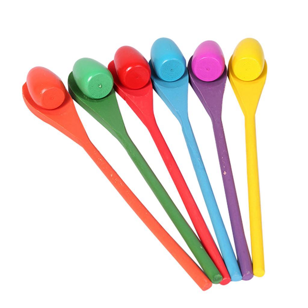 Wooden Egg and Spoon Race Game