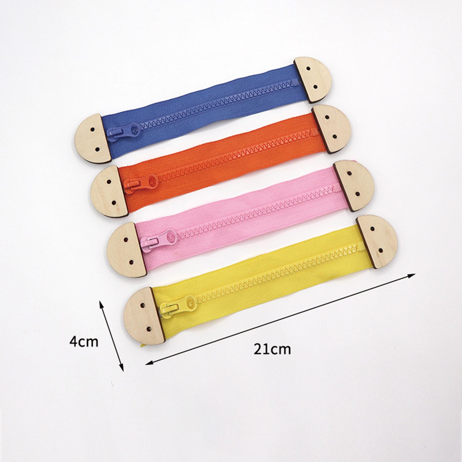 2xBaby Busy Board Accessories Toddlers Learning Cognitive Educational Toys Zip