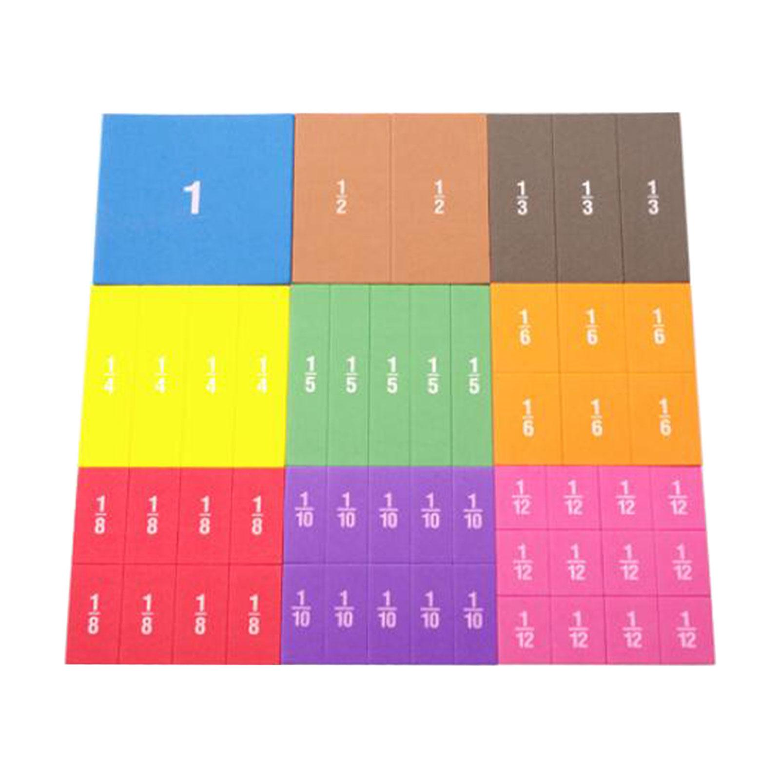 Fraction Blocks Math Teaching Set