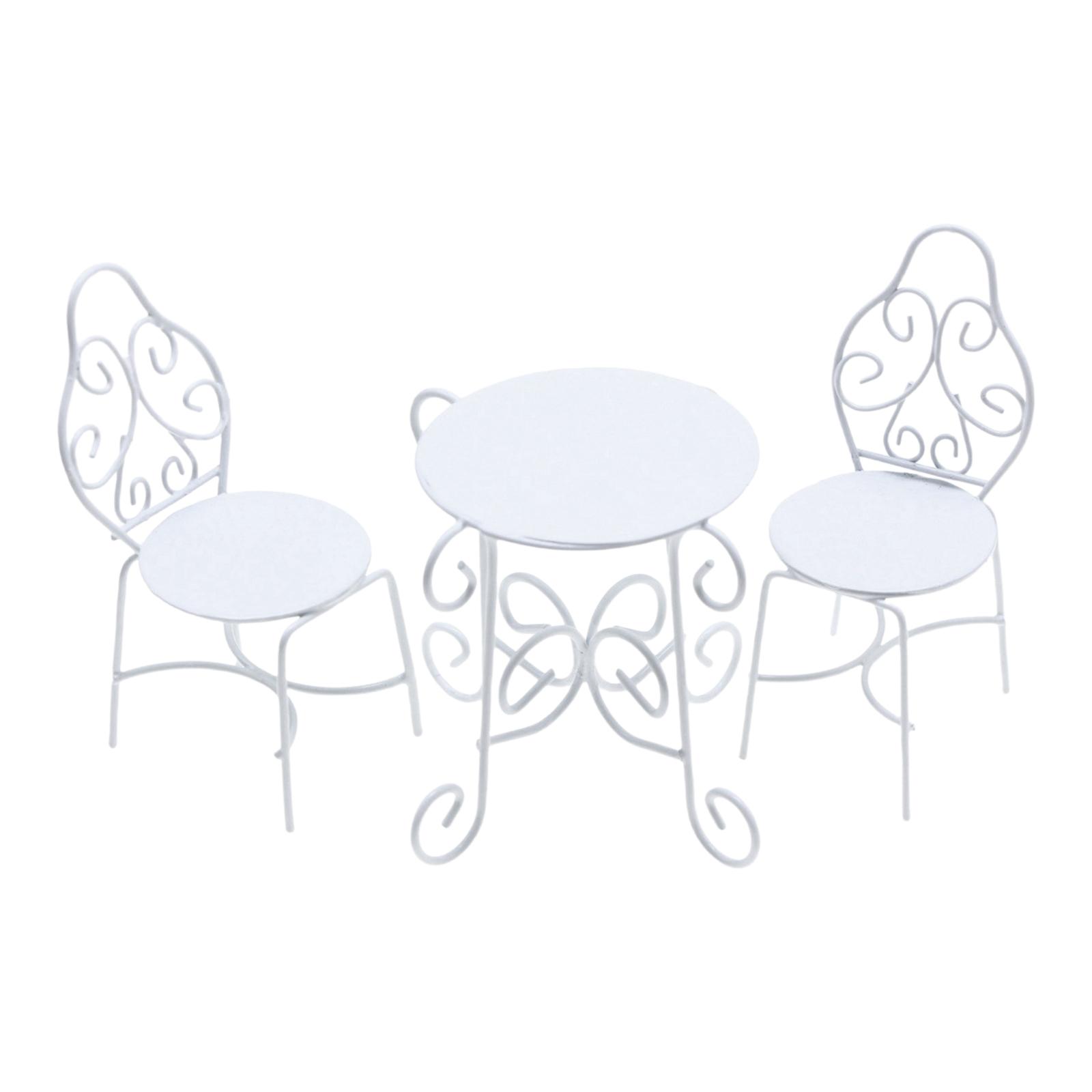 Dollhouse Garden Table Chair Set