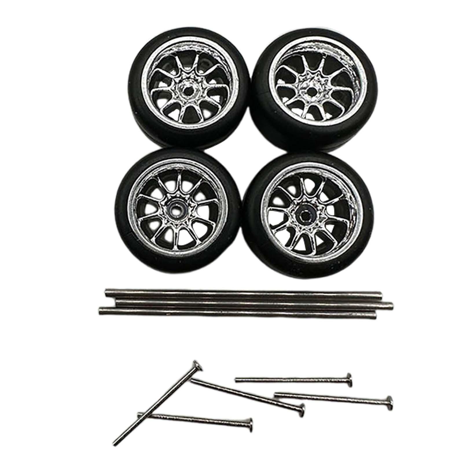 RC Car Wheels and Tires 1/64 Scale