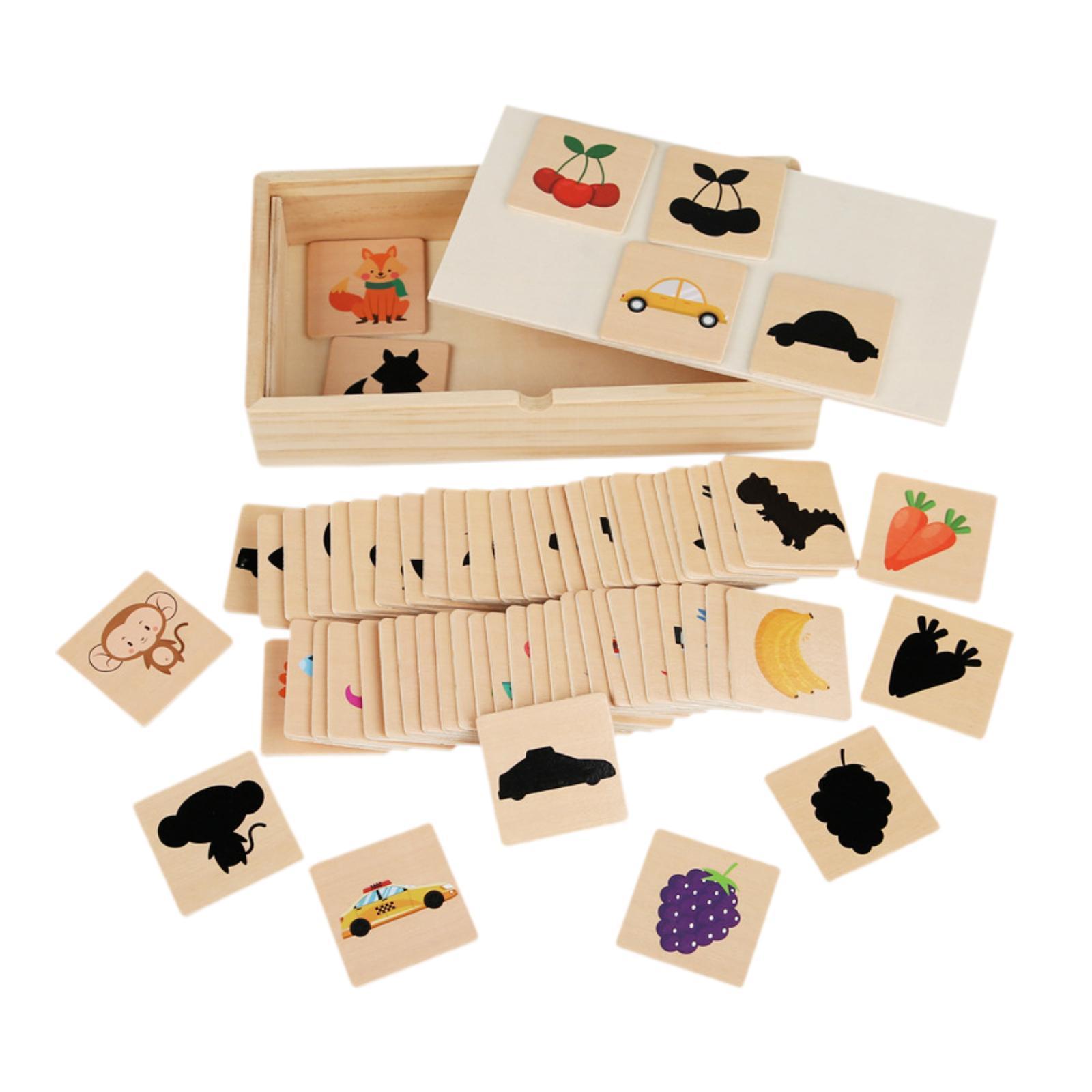 Wooden Shadow Puzzle Board Game