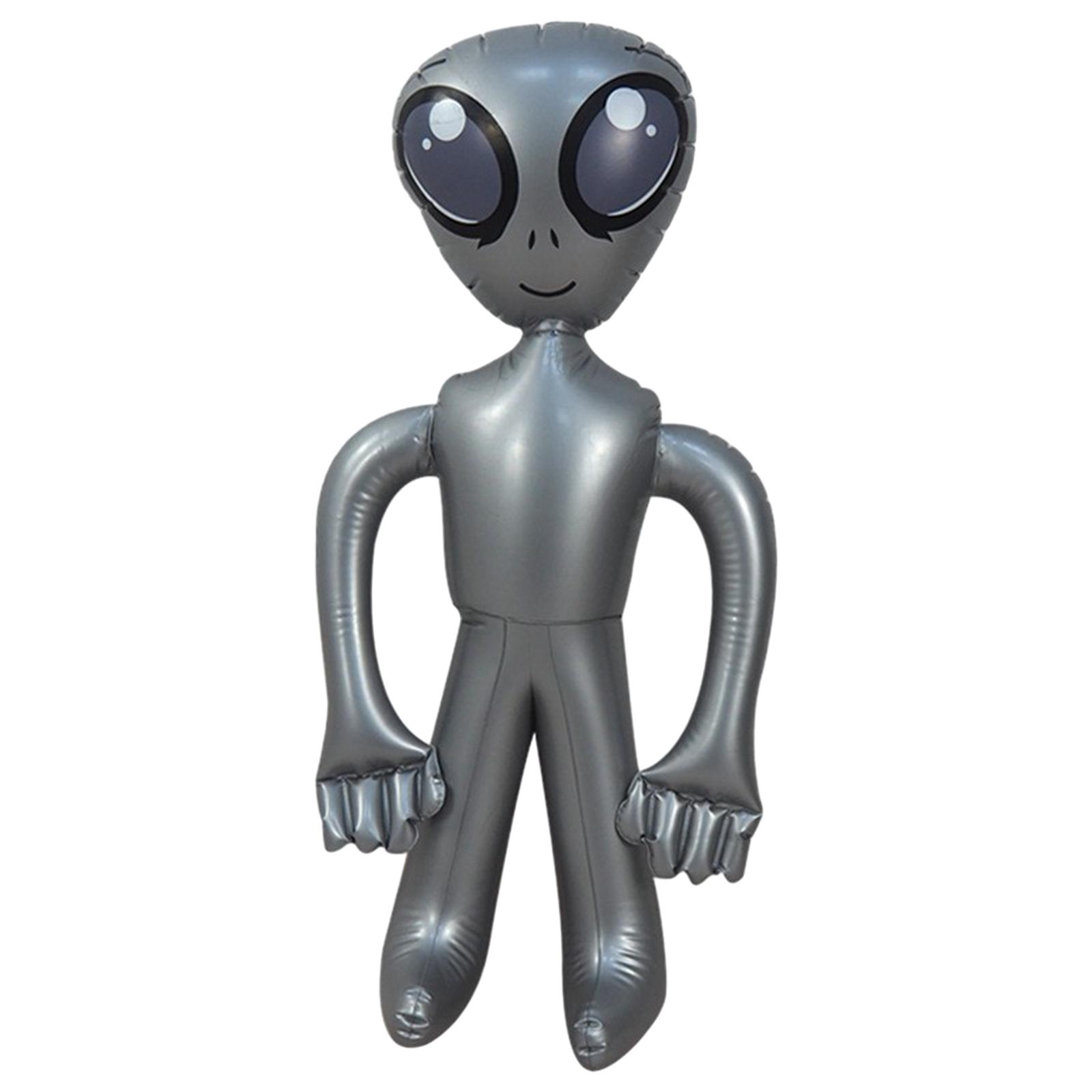 Inflatable Alien Figure Cartoon Inflate Alien Toys Funny Alien Balloon Props