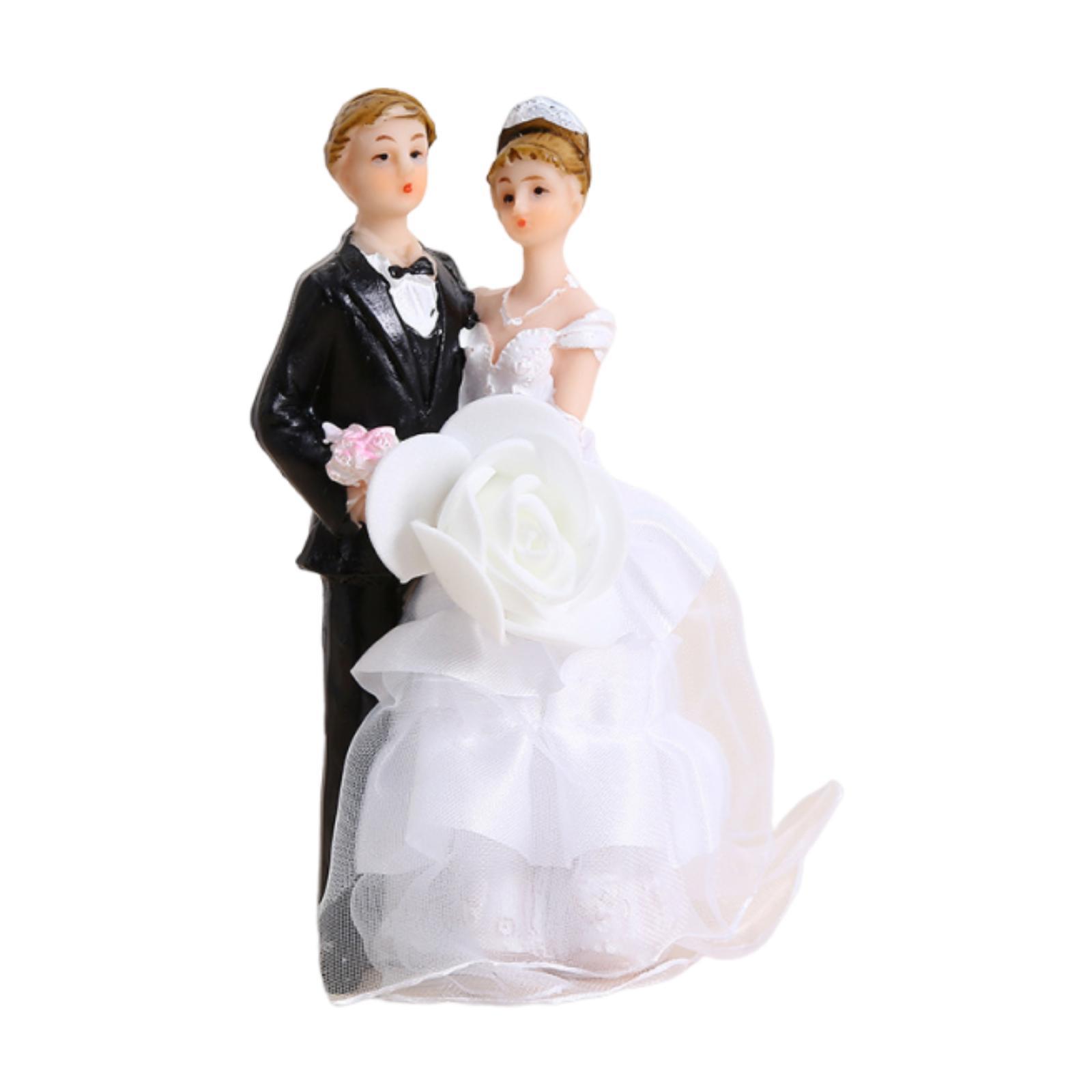 Wedding Cake Toppers Bride and Groom Funny