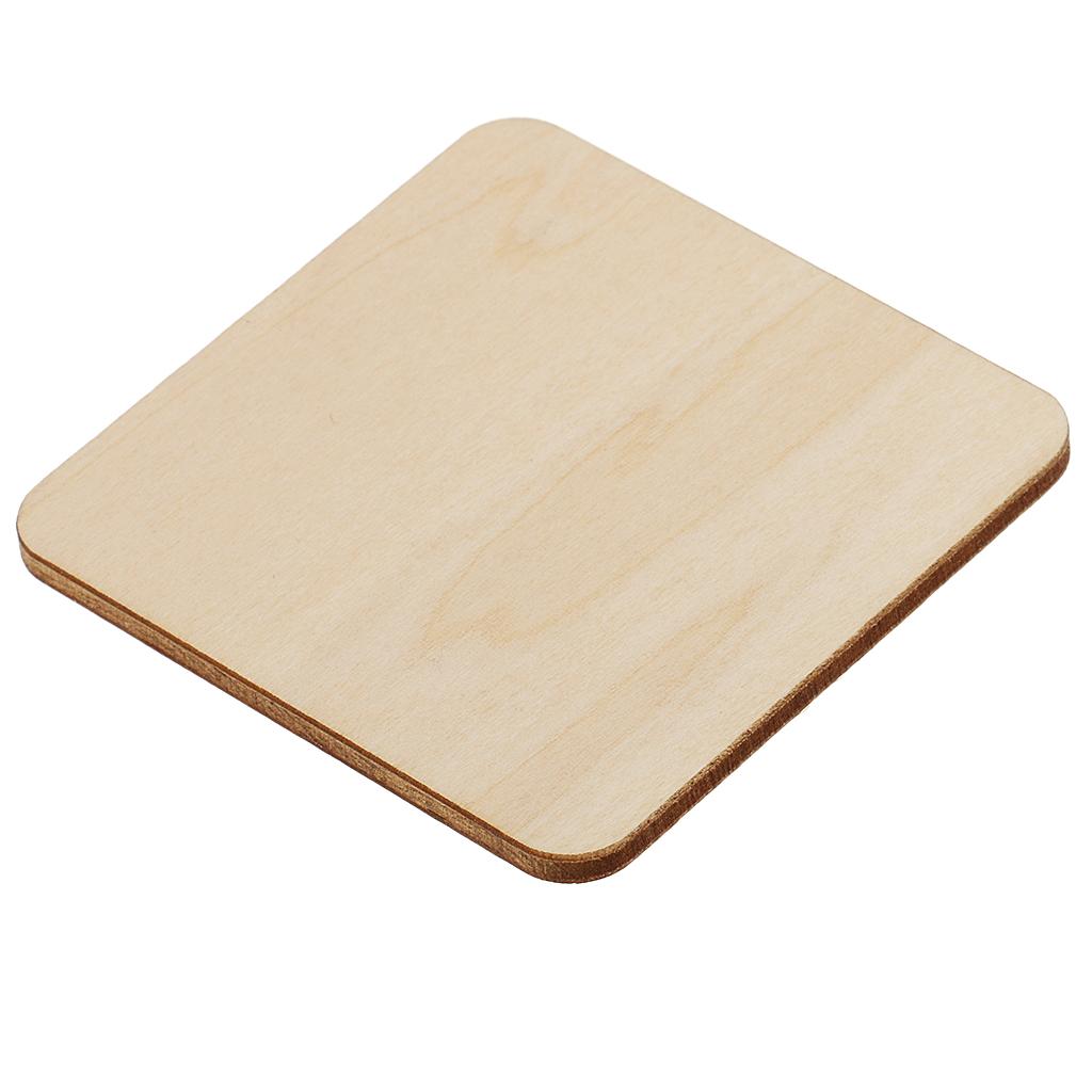  Plaque  en Bois  MDF Carr  Ornement de D coration Artisanat 