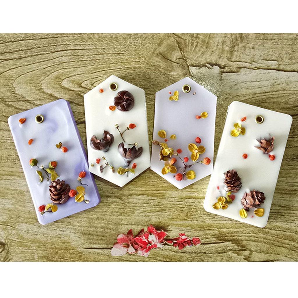 12Pcs Natural Pressed Dried Flowers Leaves DIY Scrapbooking Arts and Crafts