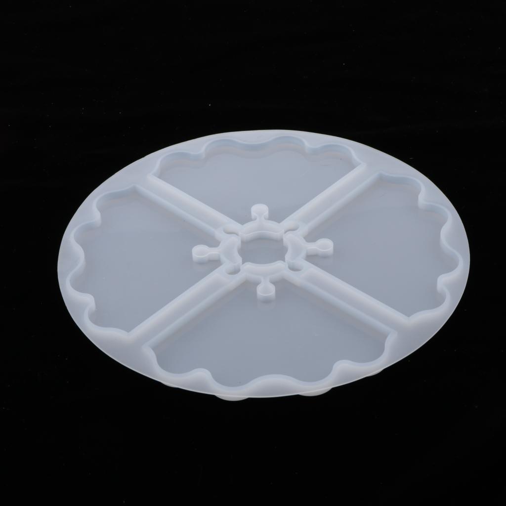 Irregular geometric silicone mold 4 in 1 crystal epoxy resin mould  230mm