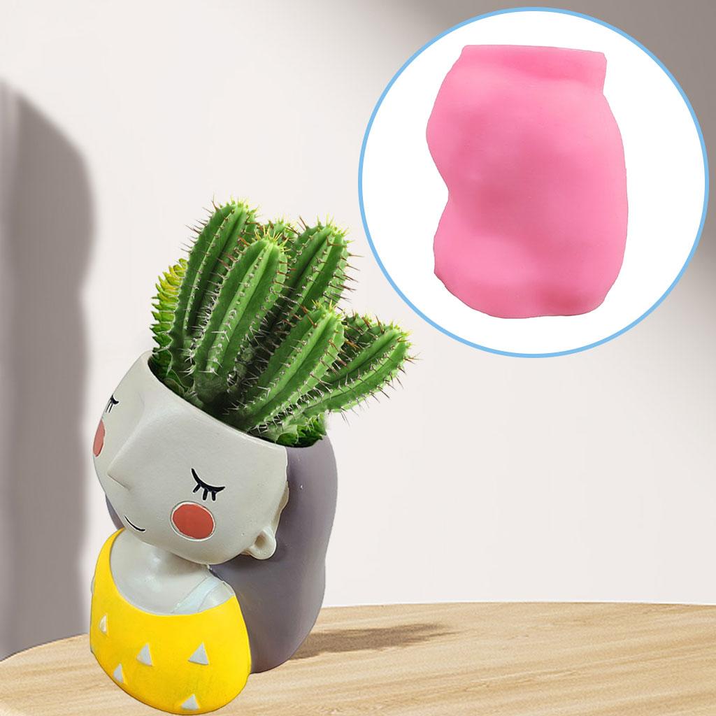 DIY Epoxy Silicone Mold Resin Casting Mould Flowerpot Craft 80x85x111mm