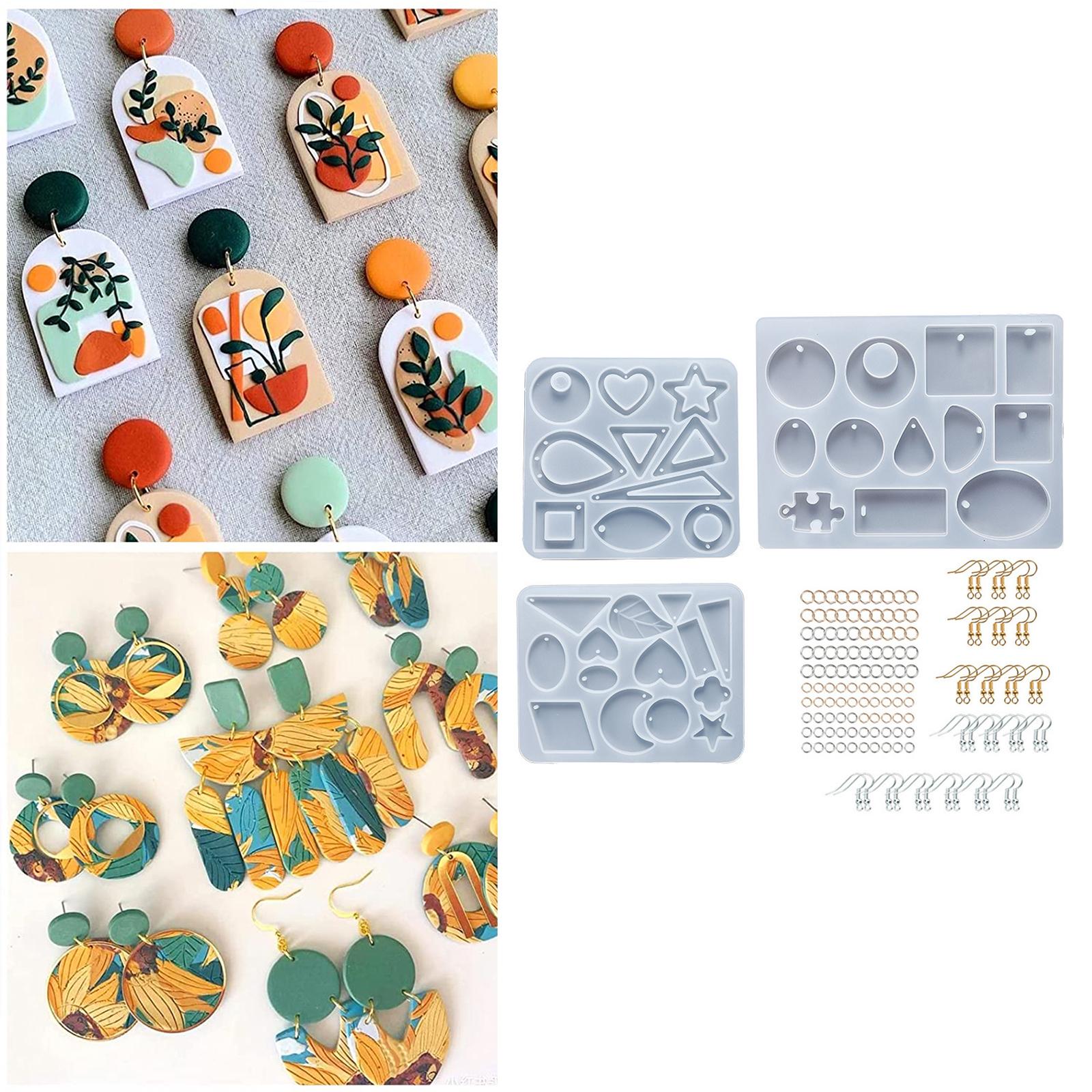 Earring Resin Molds DIY Casting Silicone Moulds for CandleS Making CharmS