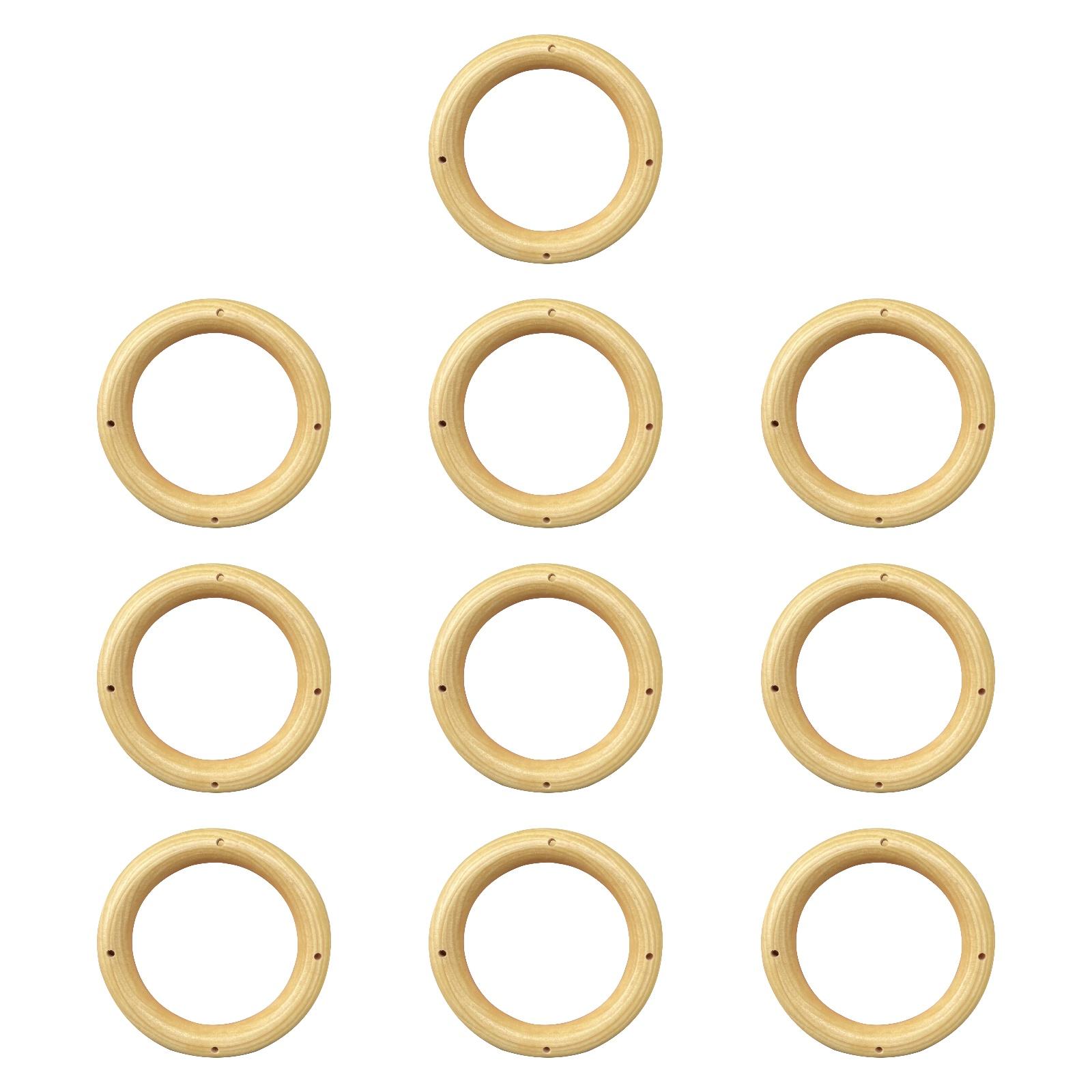 Wood Circle Rings