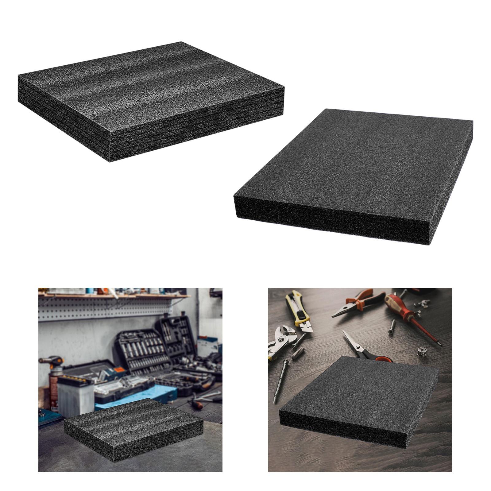 2xPolyethylene Foam Sheet Premium Protective Professional Cuttable Foam Insert 40cmx30cmx2.5cm
