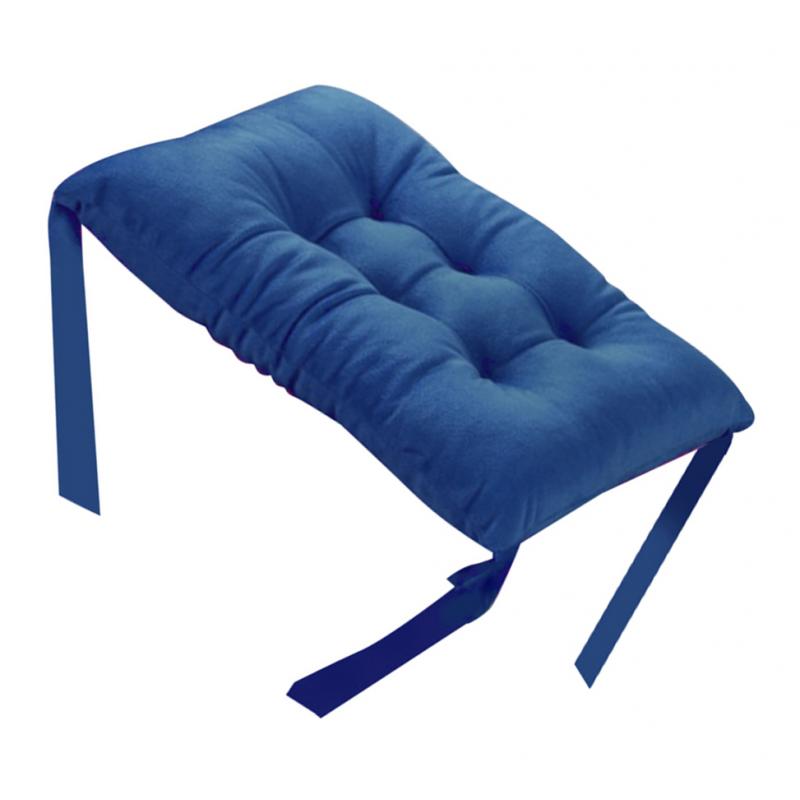 Student Rectangle Chair Pads Classroom Bench Soft Seat Cushion Dark Blue