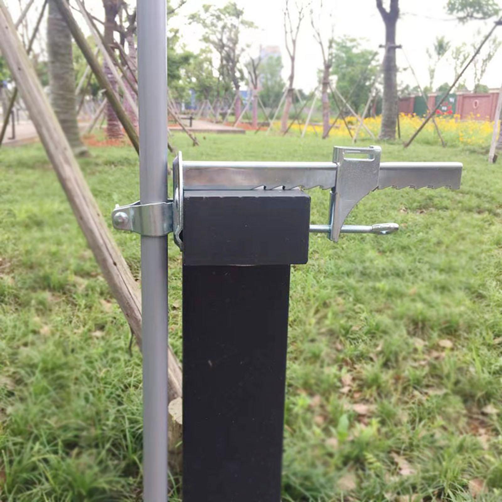 Beach Patio Umbrella Clamp Bench Buddy Parasol Stand Metal Bracket Holder