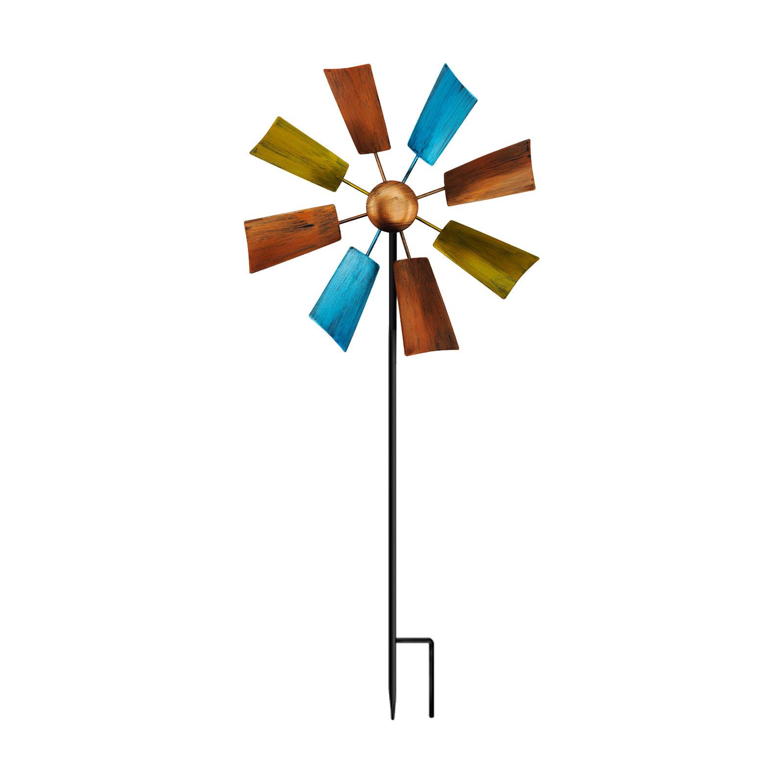 Iron Windmill Yard Decor