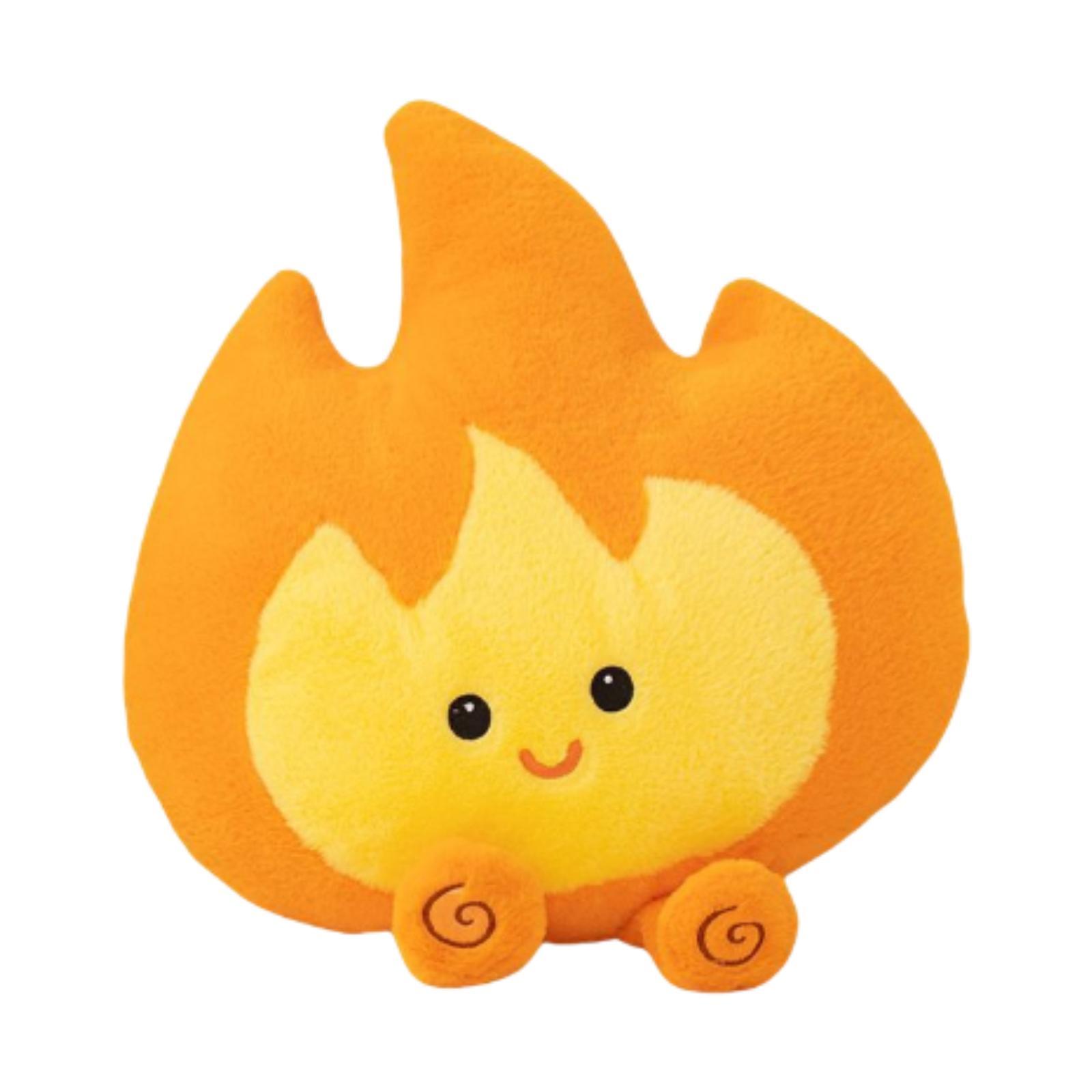 Flame Plush Reading Pillow
