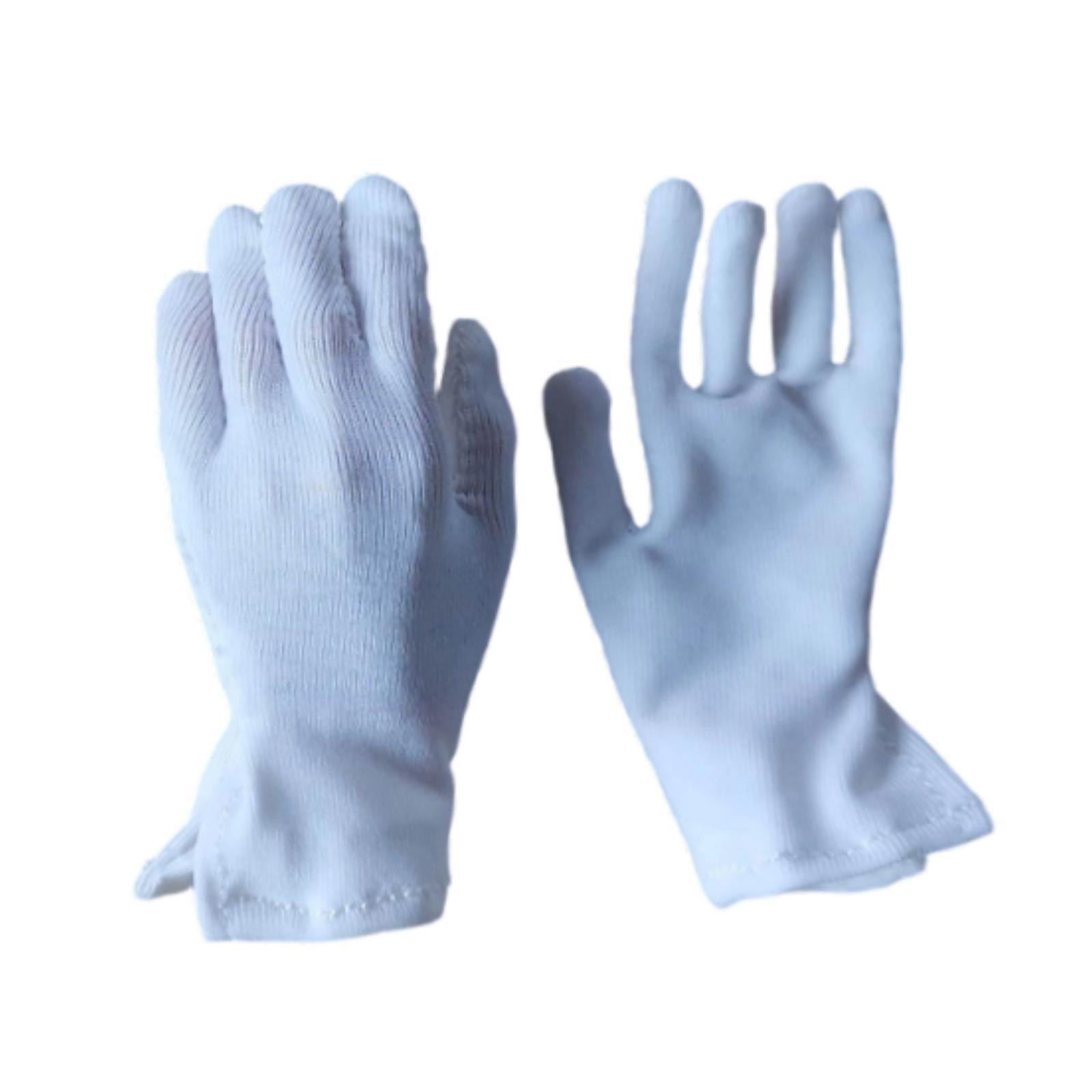 Action Figure Gloves White