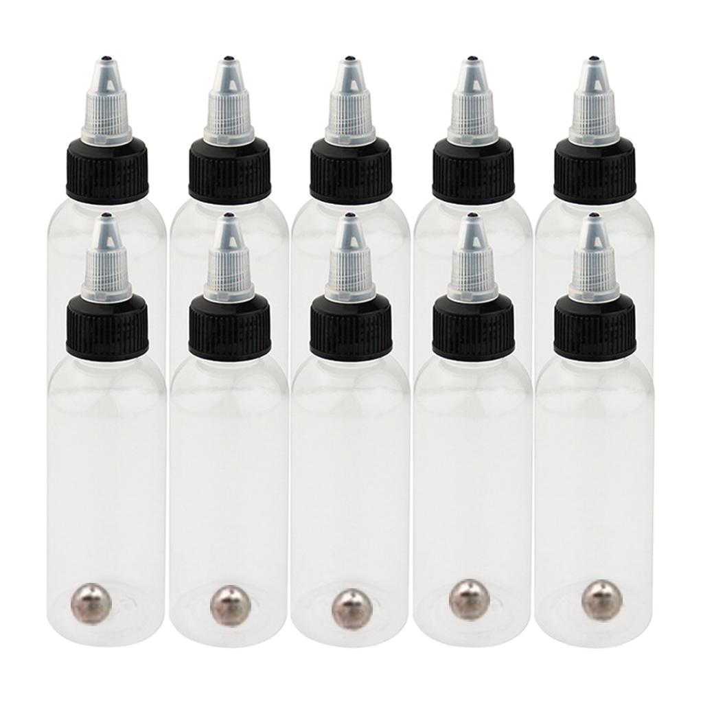 Tattoo Airbrush Ink Pigment Boston Bottles LDPE  60ml