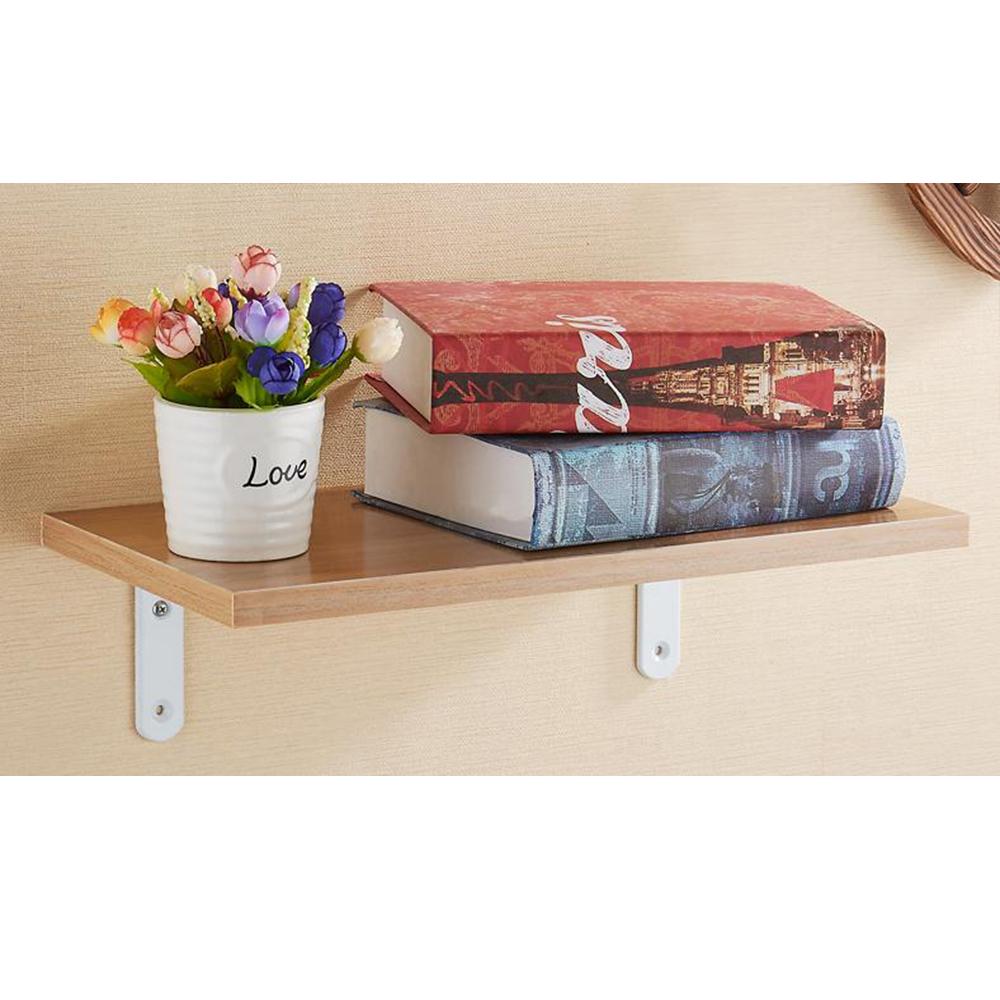 Wall Mounted Braces Shelf Bracket L Shaped Bookshelf Supporter